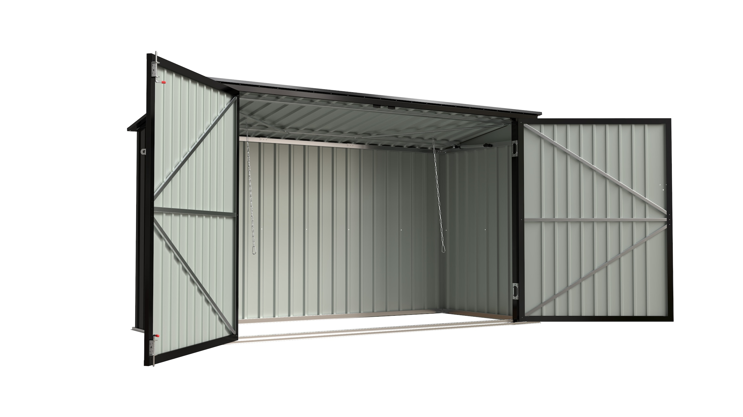 KONIFERA Coffre à poubelles »Oviedo« LxPxH : 233x105x133 cm