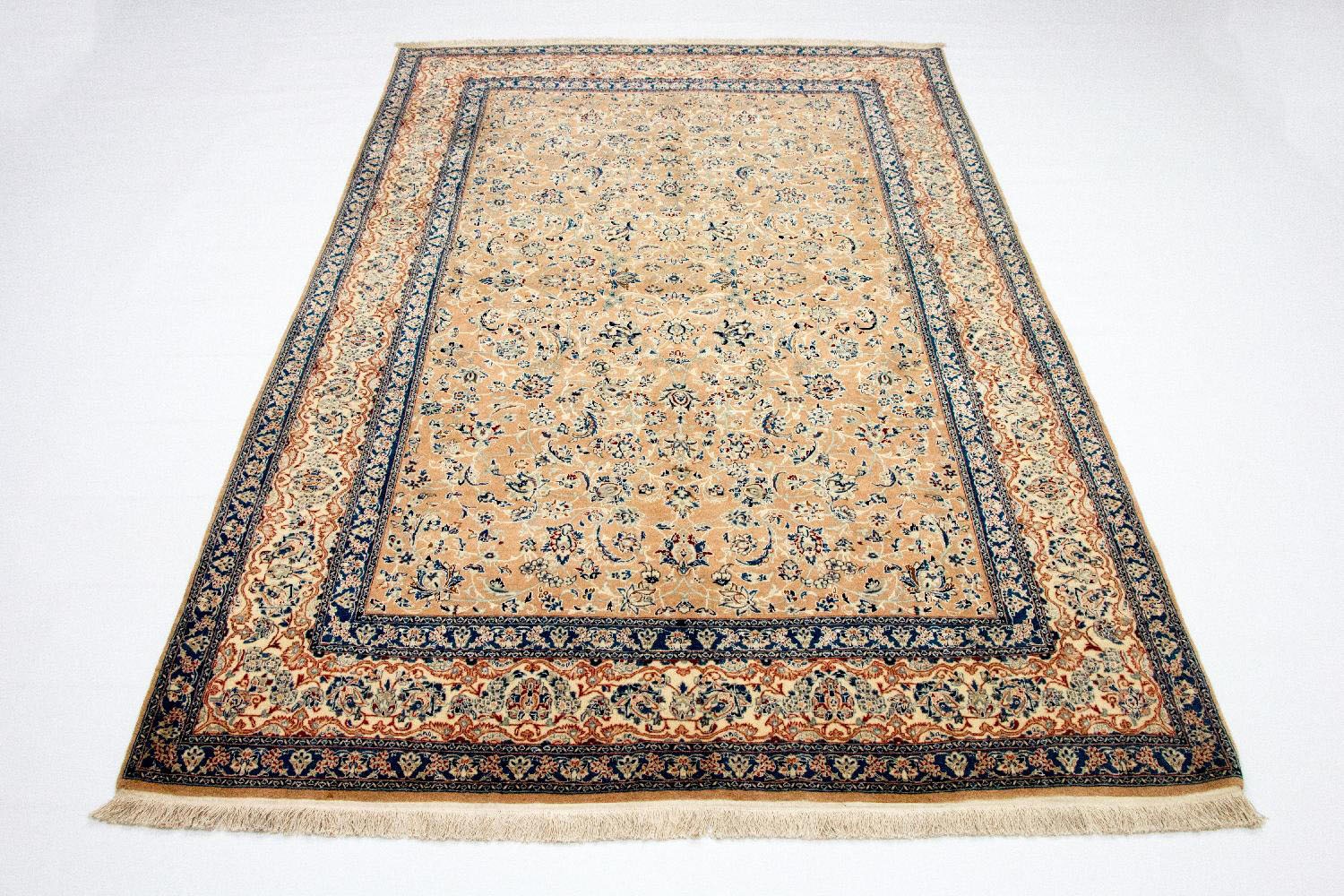 Image of morgenland Teppich »Nain 4la Teppich handgeknüpft beige«, rechteckig, 5 mm Höhe, handgeknüpft bei Ackermann Versand Schweiz