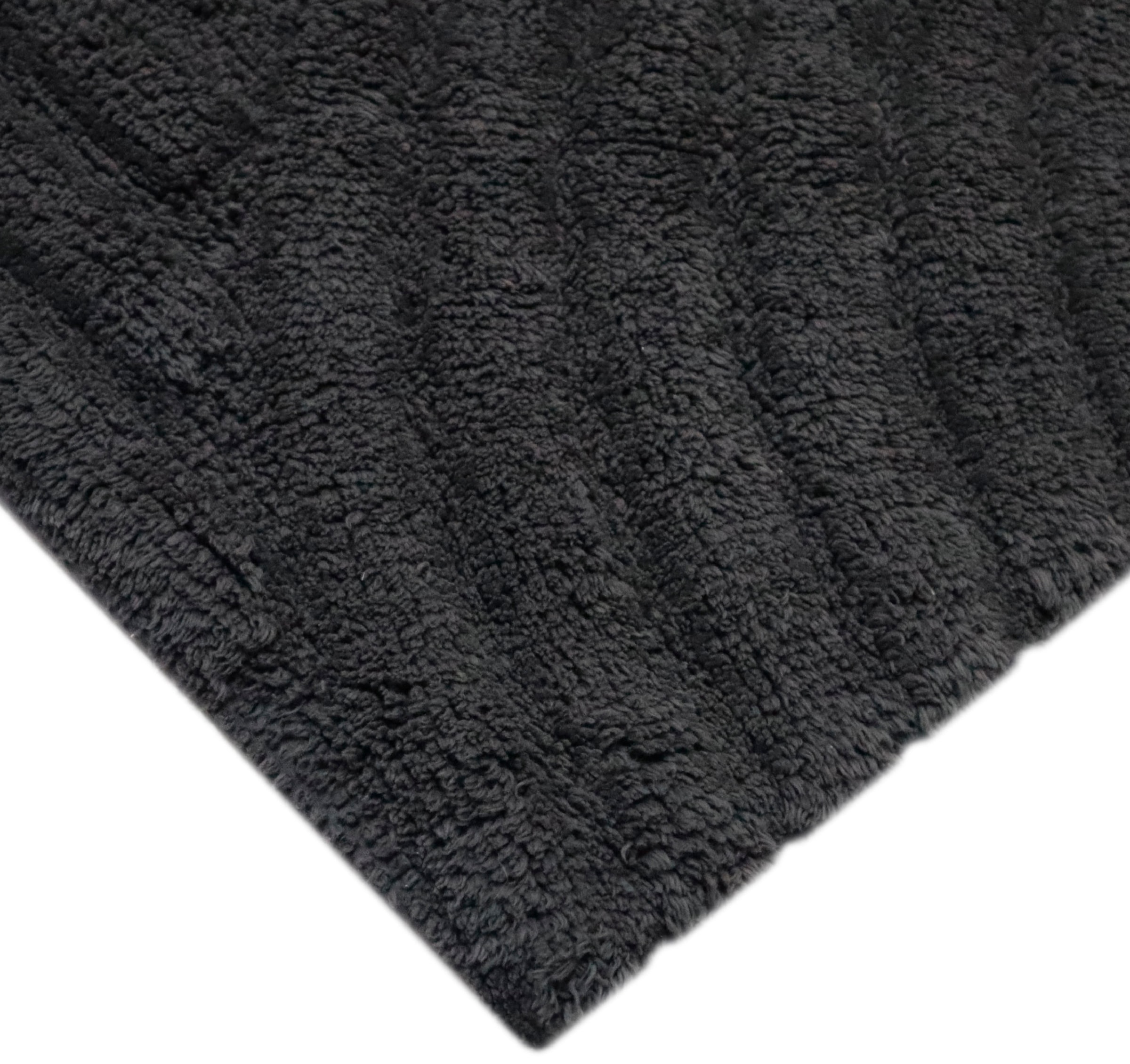 my home Badematte »Juna, Badvorleger, Badezimmer Teppich, Zen, Scandi, Boho«, rutschhemmend beschichtet, fussbodenheizungsgeeignet, Baumwolle, Hoch-Tief-Effekt, weich
