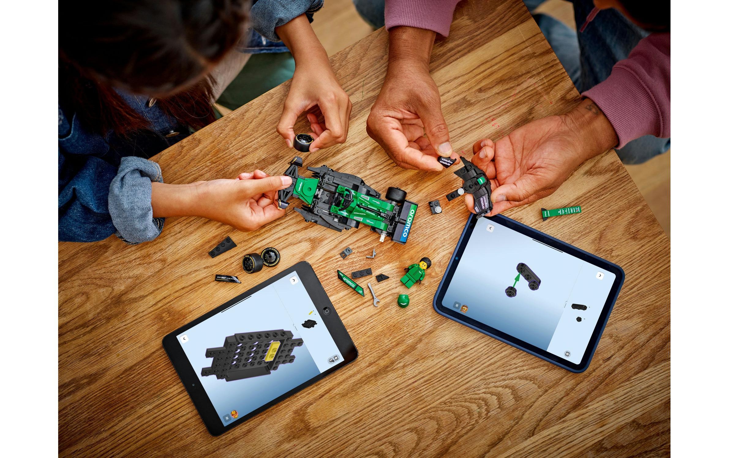 LEGO® Briques de jeu »Speed Champions Aston Martin Aramco F1 AMR24 Rennauto 77245«