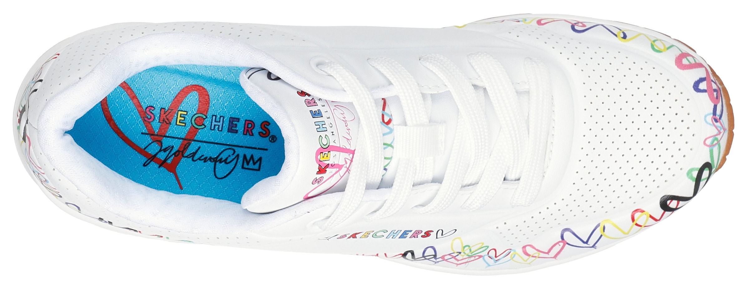 Skechers Sneaker »UNO«  , Keilsneaker, Plateausneaker mit bedruckter Sohle