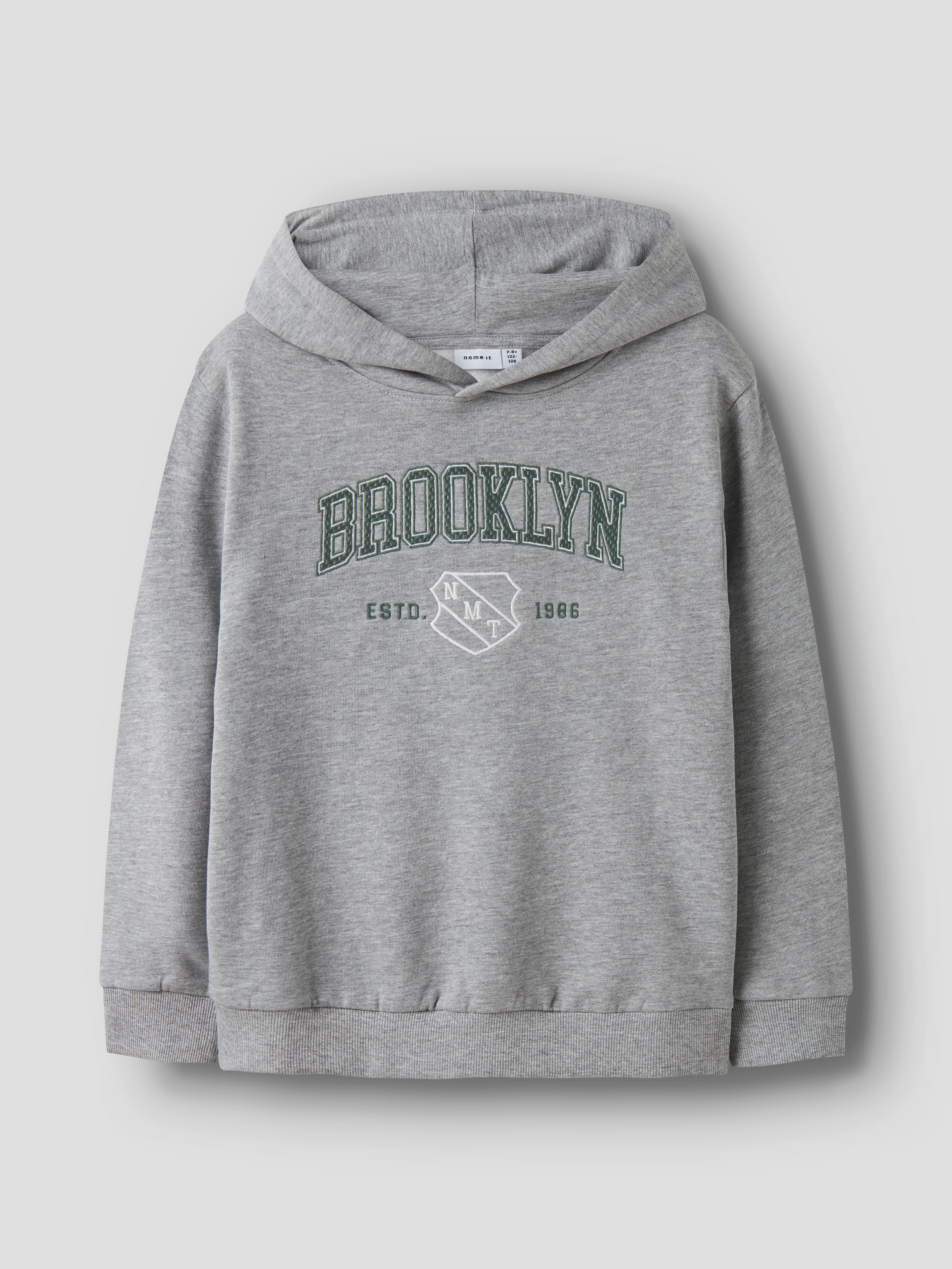 Image of Name It Kapuzensweatshirt "NKMNEWI LS NREG SWEAT WH BRU"