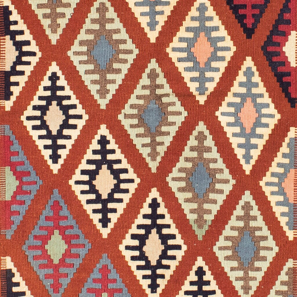morgenland Hochflor-Läufer »Bidjar Geometrisch Rosso scuro 216 x 85 cm«, rechteckig