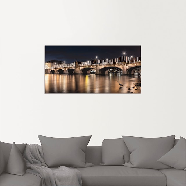 Artland Wandbild »Die Mittlere Rheinbrücke«, Brücken, (1 St.), als Alubild,  Leinwandbild, Wandaufkleber oder Poster in versch. Grössen kaufen