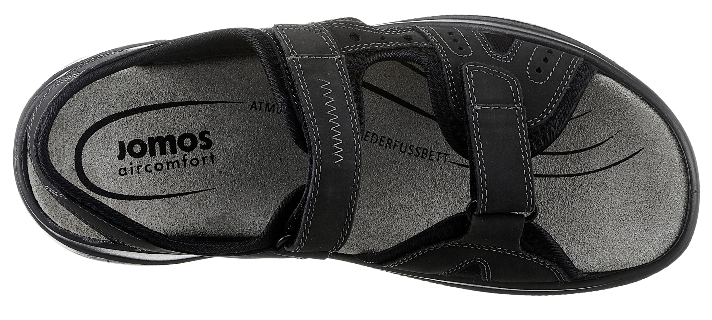 Jomos Sandale »Mobila«  Riemchensandale, Sommerschuh, Klettschuh, Outdoorschuh mit Fussbett