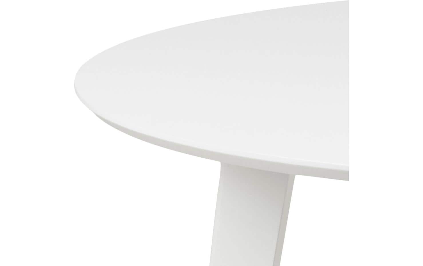 AC Design Esstisch »Roxby Ø 105 x 76 cm, Weiss«