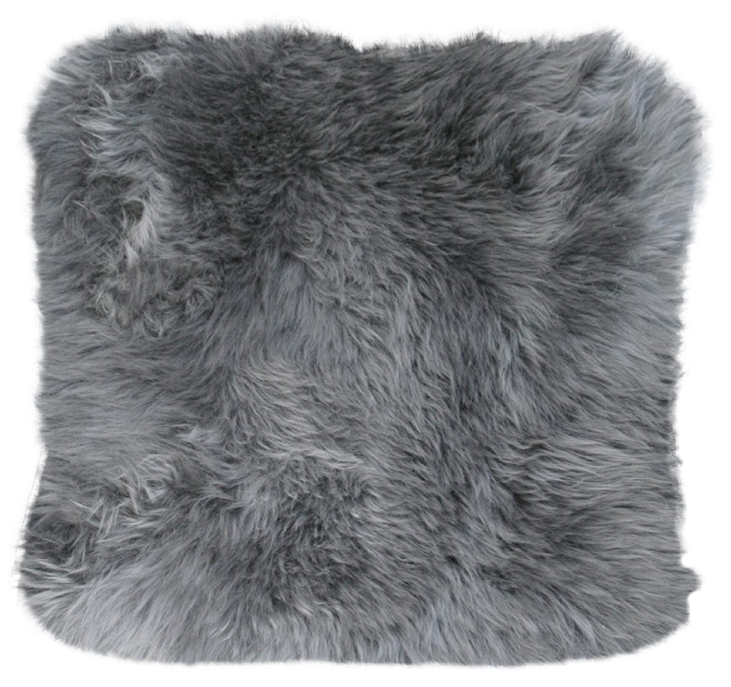 Heitmann Felle »Lammfell-Kissen - Premium Qualität« Véritable peau d'agneau australienne, carrée, 40x40 cm, particulièrement dense et douce