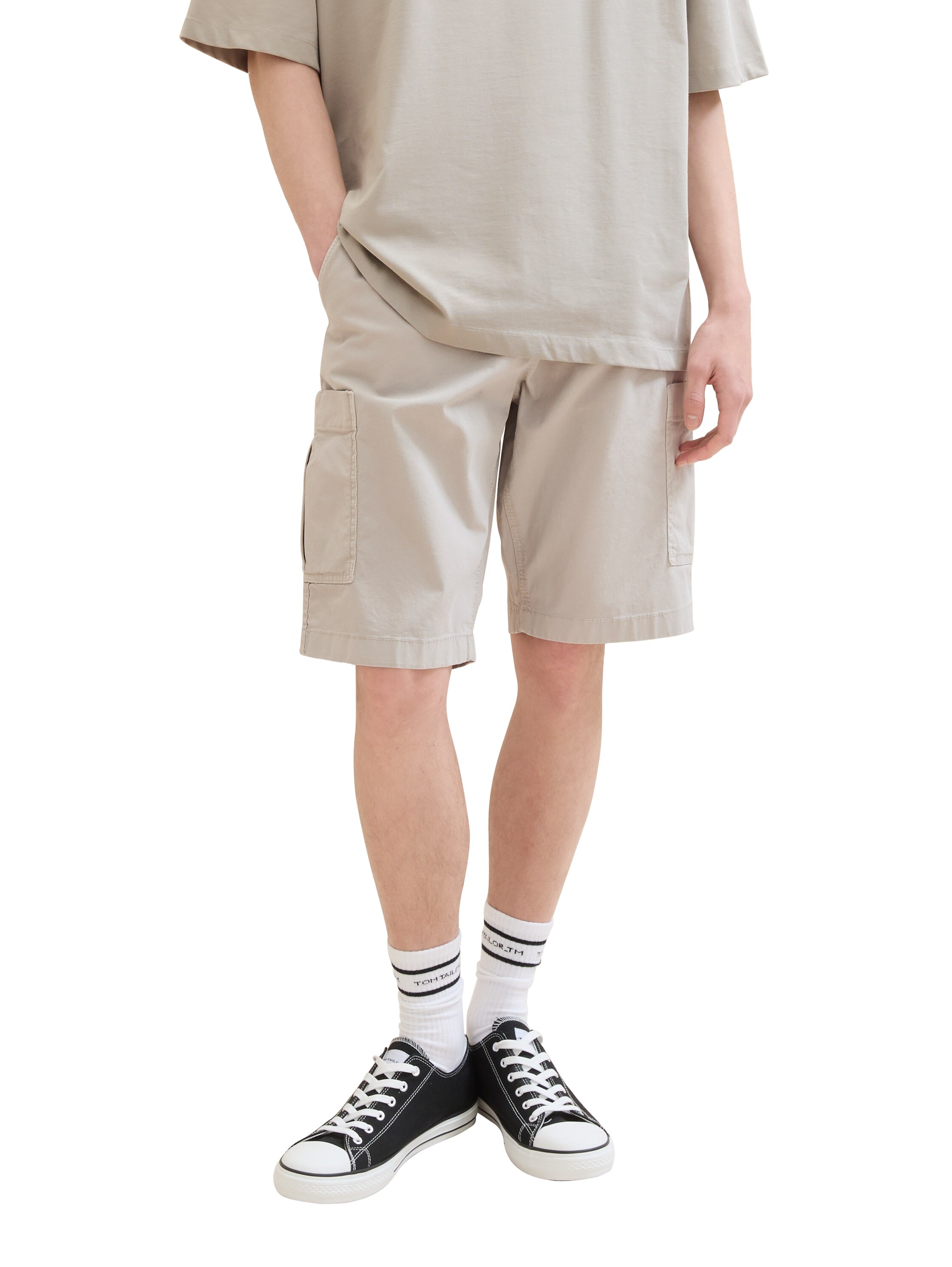 Image of TOM TAILOR Denim Cargoshorts Sommerhose unifarben
