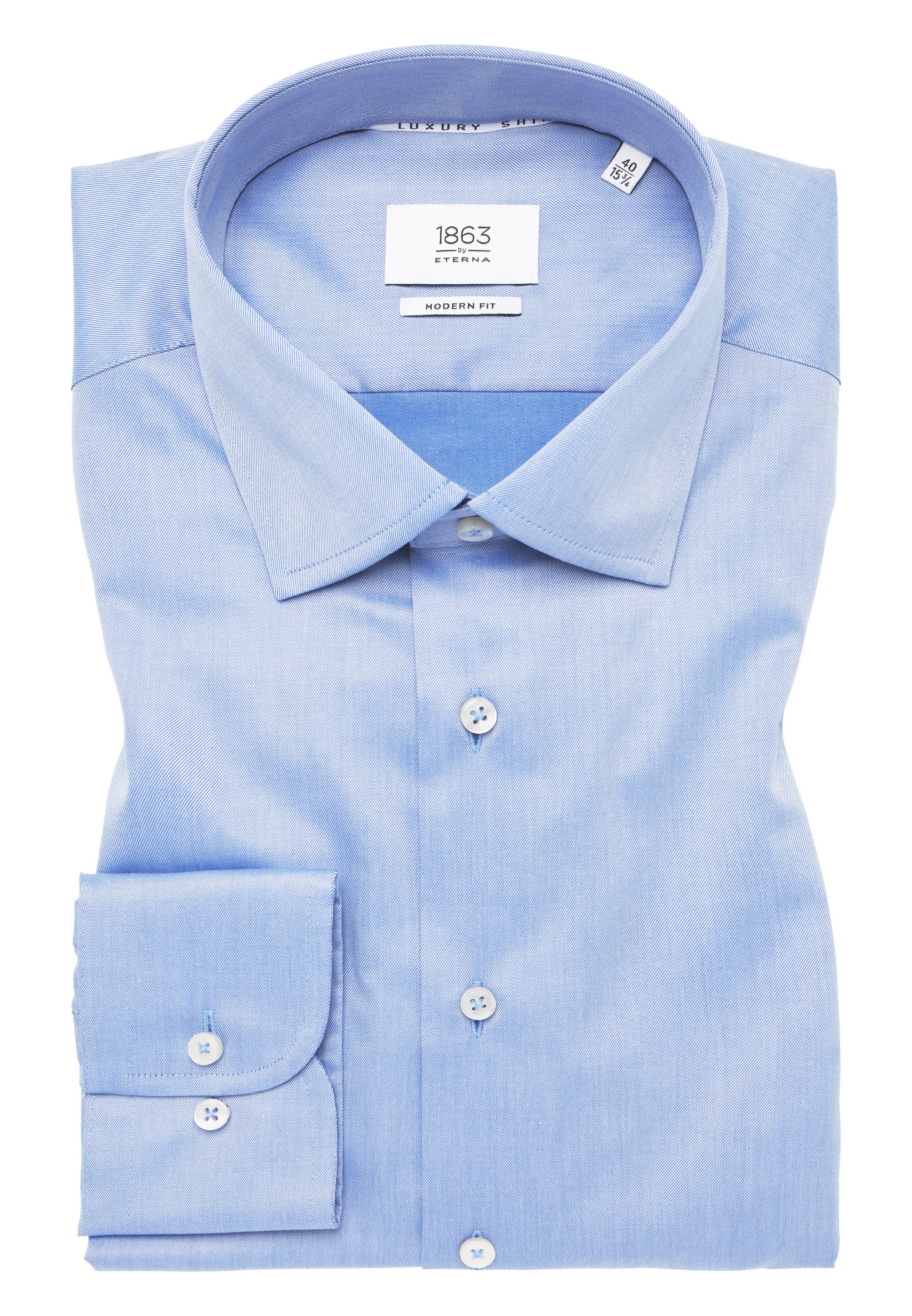 Eterna Langarmhemd »MODERN FIT« NON IRON (bügelfrei)