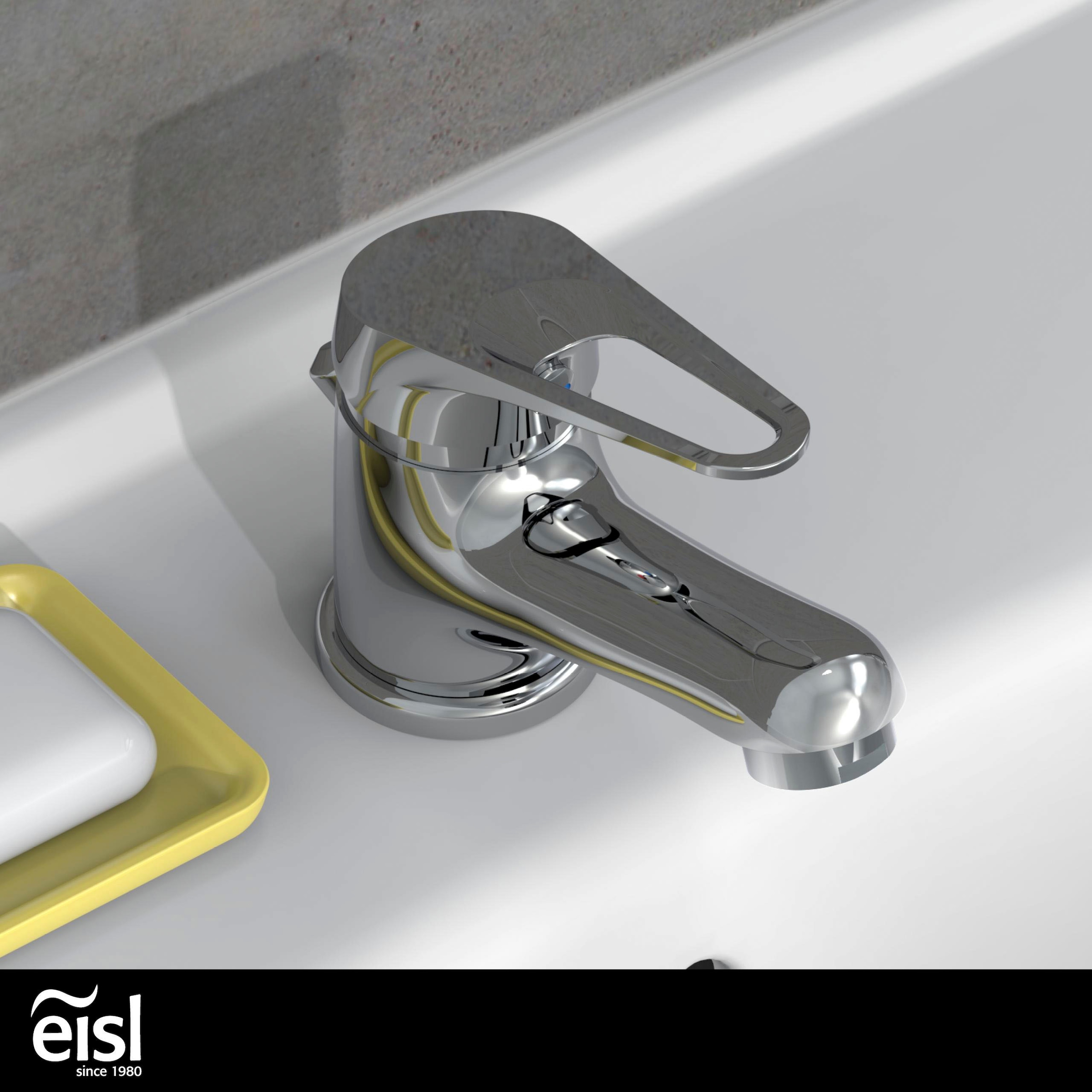 Eisl Robinet de lavabo »SPEED« cartouche céramique remplaçable 35 mm, garniture de vidange en plastique