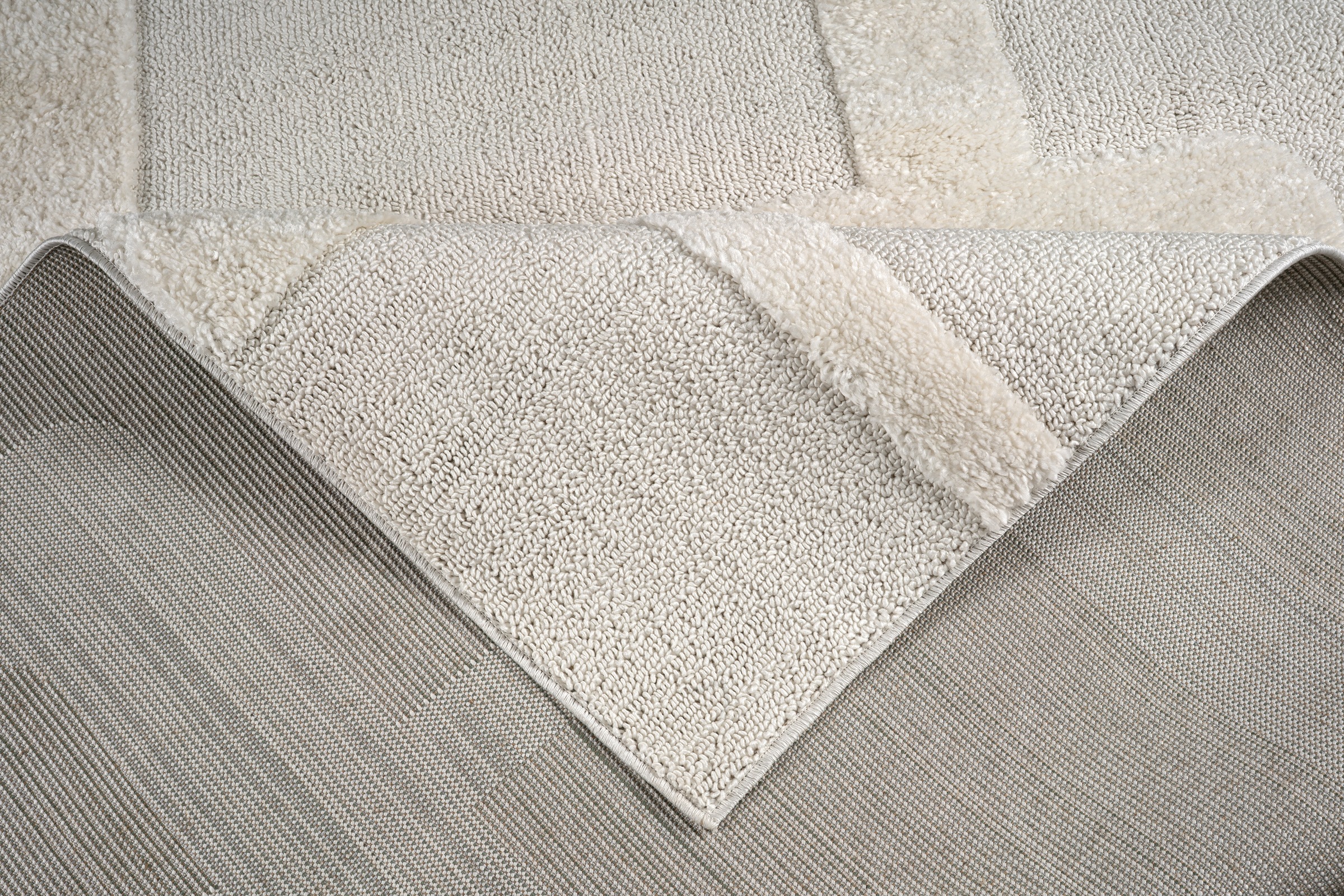 GOODproduct Teppich »Modea, geometrisches Muster« rechteckig 20 mm Höhe Ton-in-Ton, Hoch-Tief, weich, Wohnzimmer, Schlafzimmer