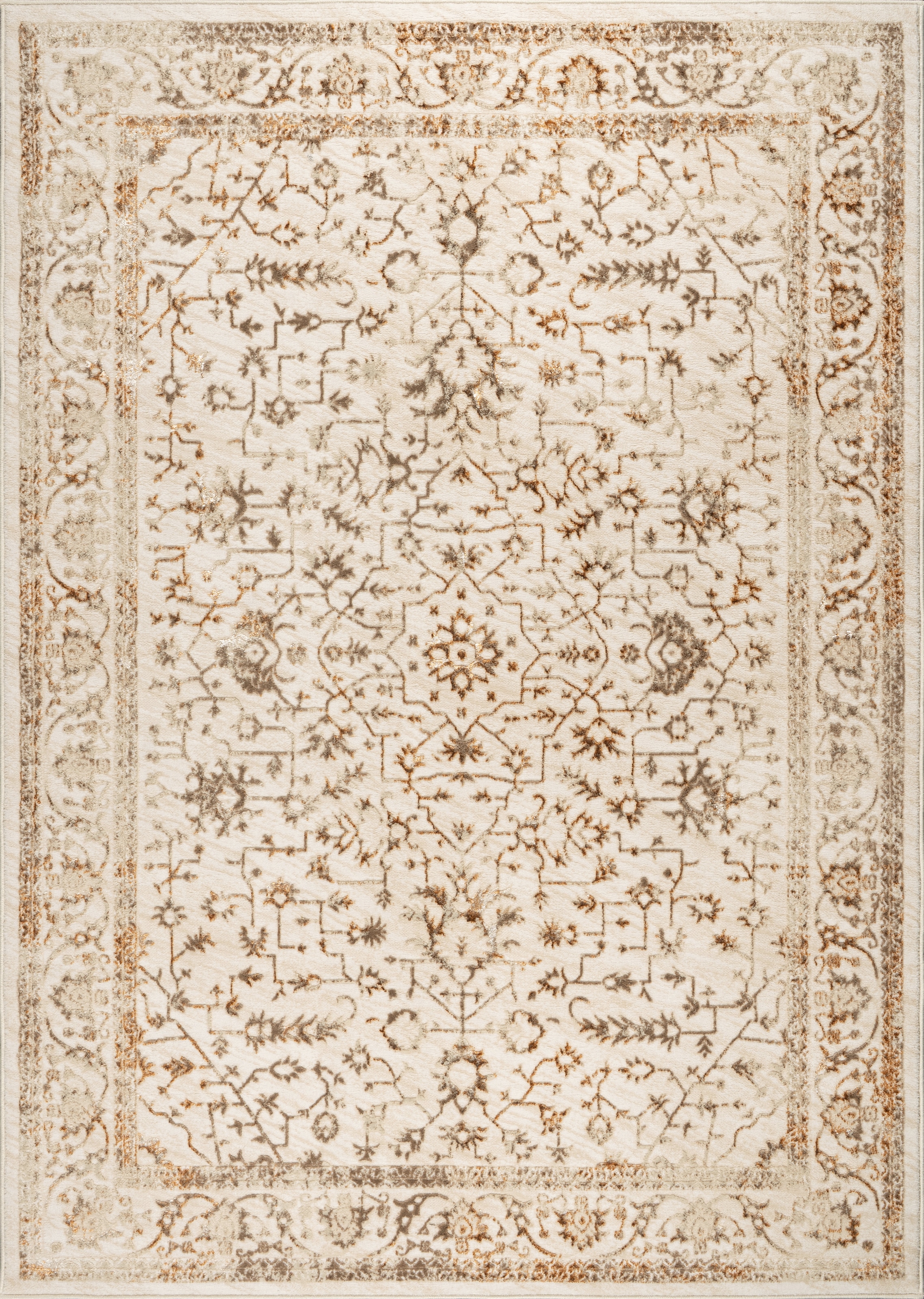 GOODproduct Teppich »Amira, orientalisches Design« rechteckig 11 mm Höhe mit Bordüre, elegant, Vintage Optik, Wohnzimmer, Schlafzimmer