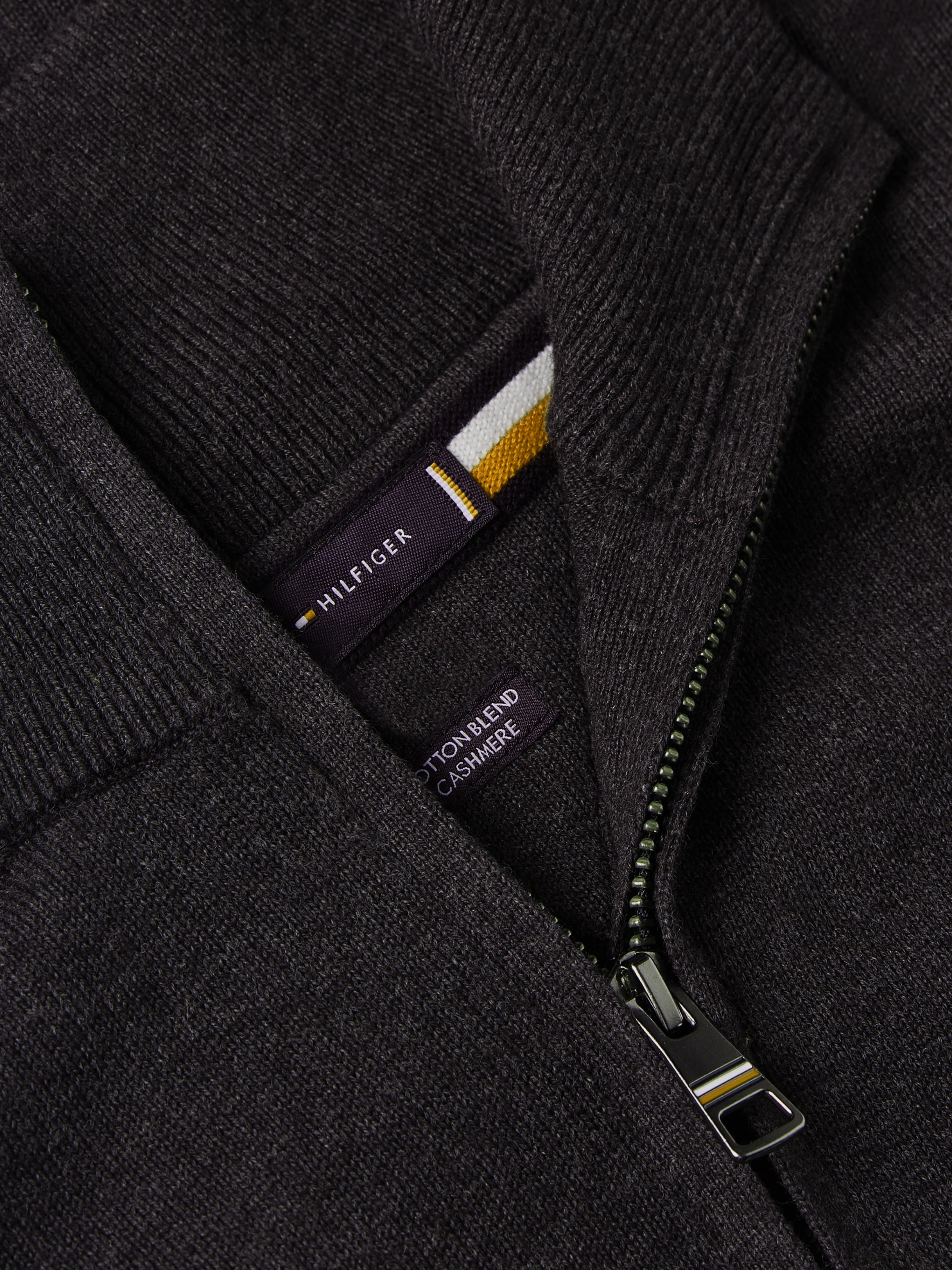 Tommy Hilfiger Troyer »PIMA ORG CTN CASHMERE ZIP MOCK«