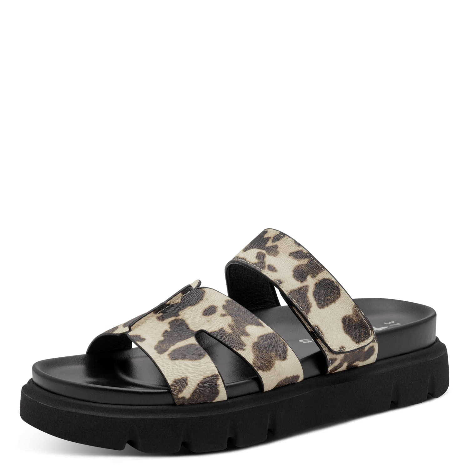 Image of Tamaris Pantolette Schlupfschuh, Sommerschuh mit modischer Plateausohle