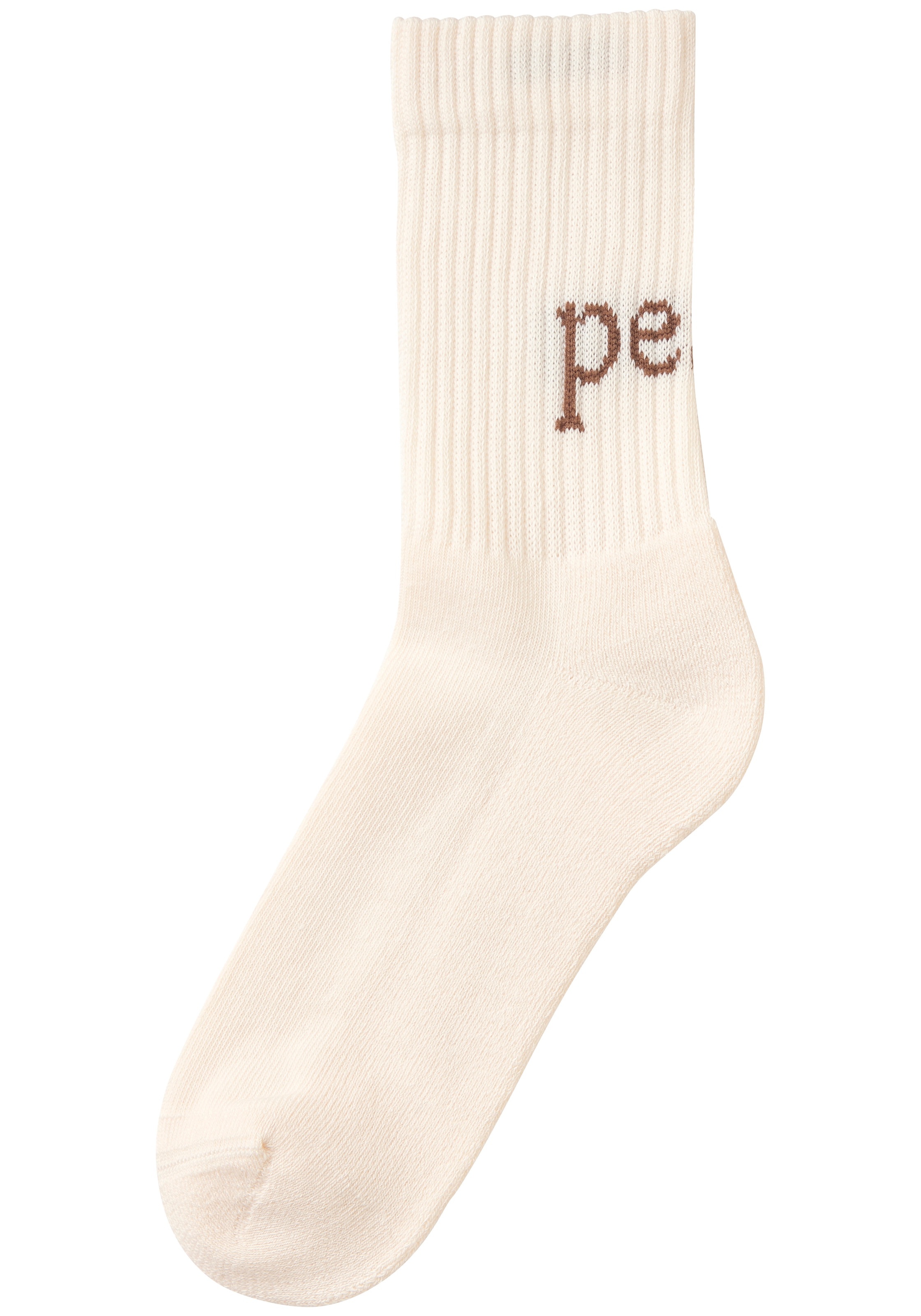 H.I.S Tennissocken »Damen Sportsocken daily socks« Packung, 7 Paar tlg. mit Fussfrottee und ansprechenden Schriftzügen