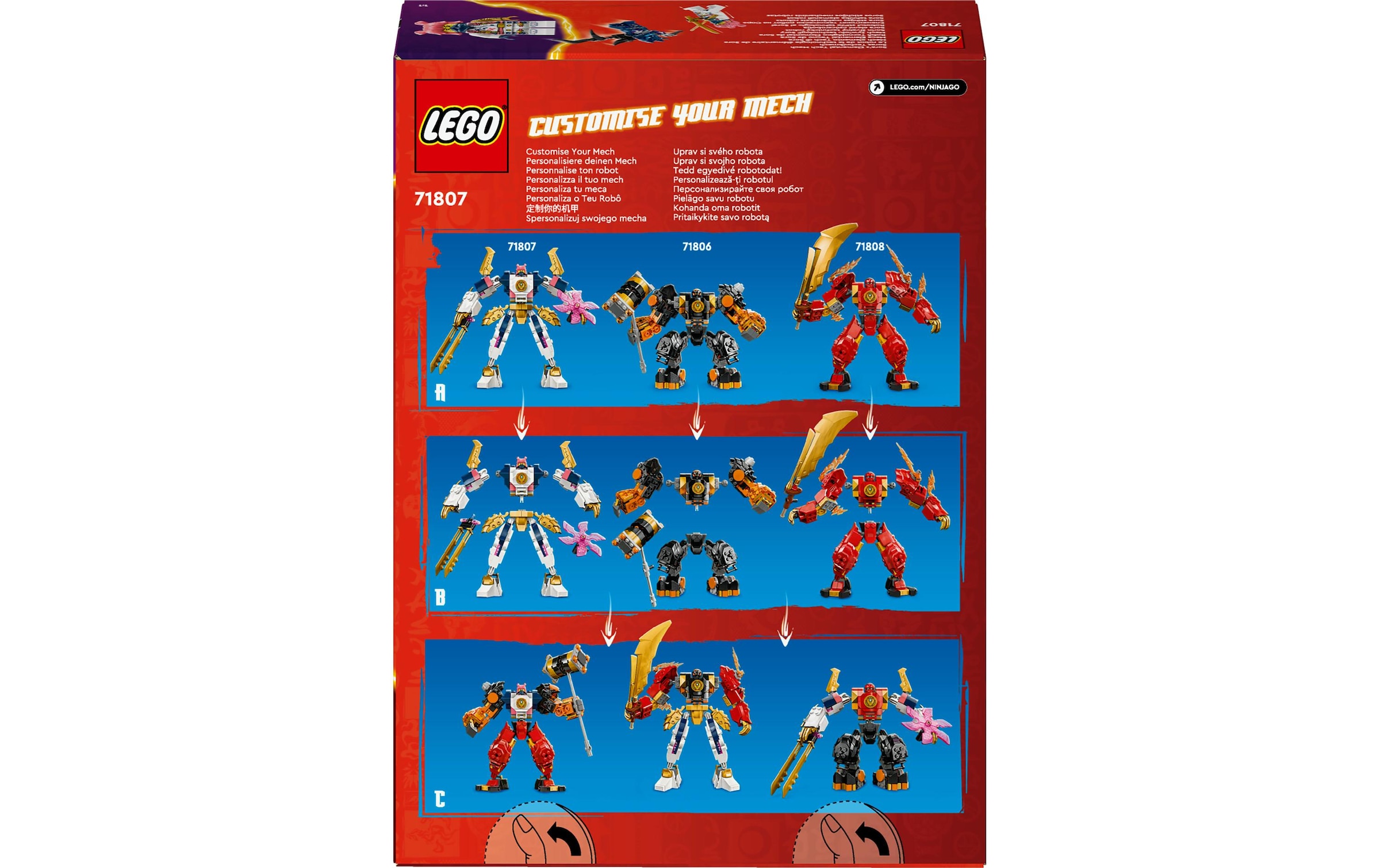 LEGO® Spielbausteine »Soras Technikmech 71807«, (209 St.)