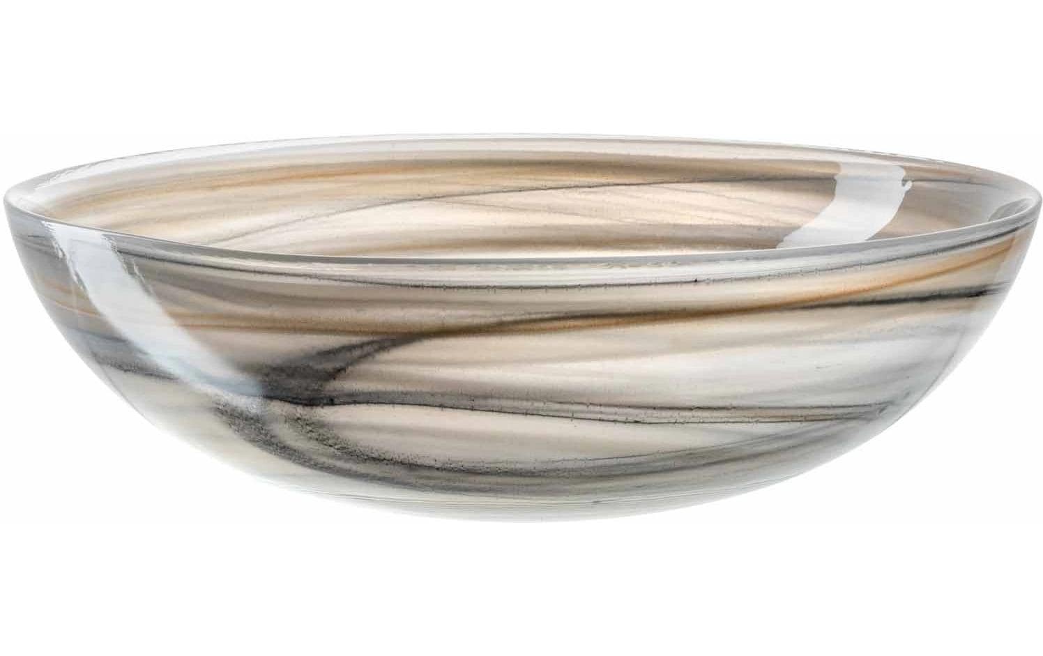 LEONARDO Schale »Alabastro Ø 21 cm, 2 Stück,Beige«, 2 tlg., aus Glas