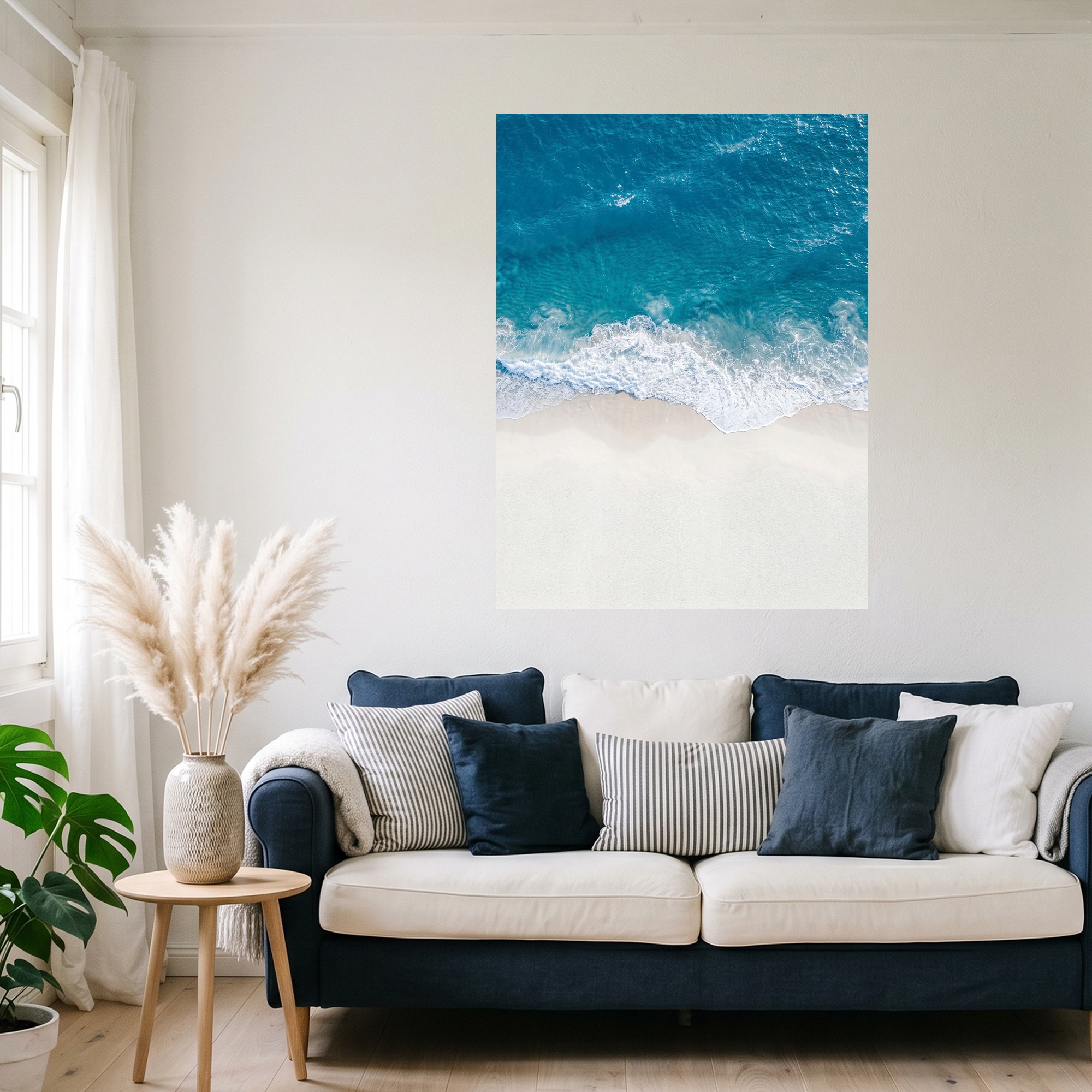 GOODproduct Wandbild »Strand von oben II« Meer Bilder 1 Stk. tlg. als Poster oder Leinwandbild in verschied. Grössen