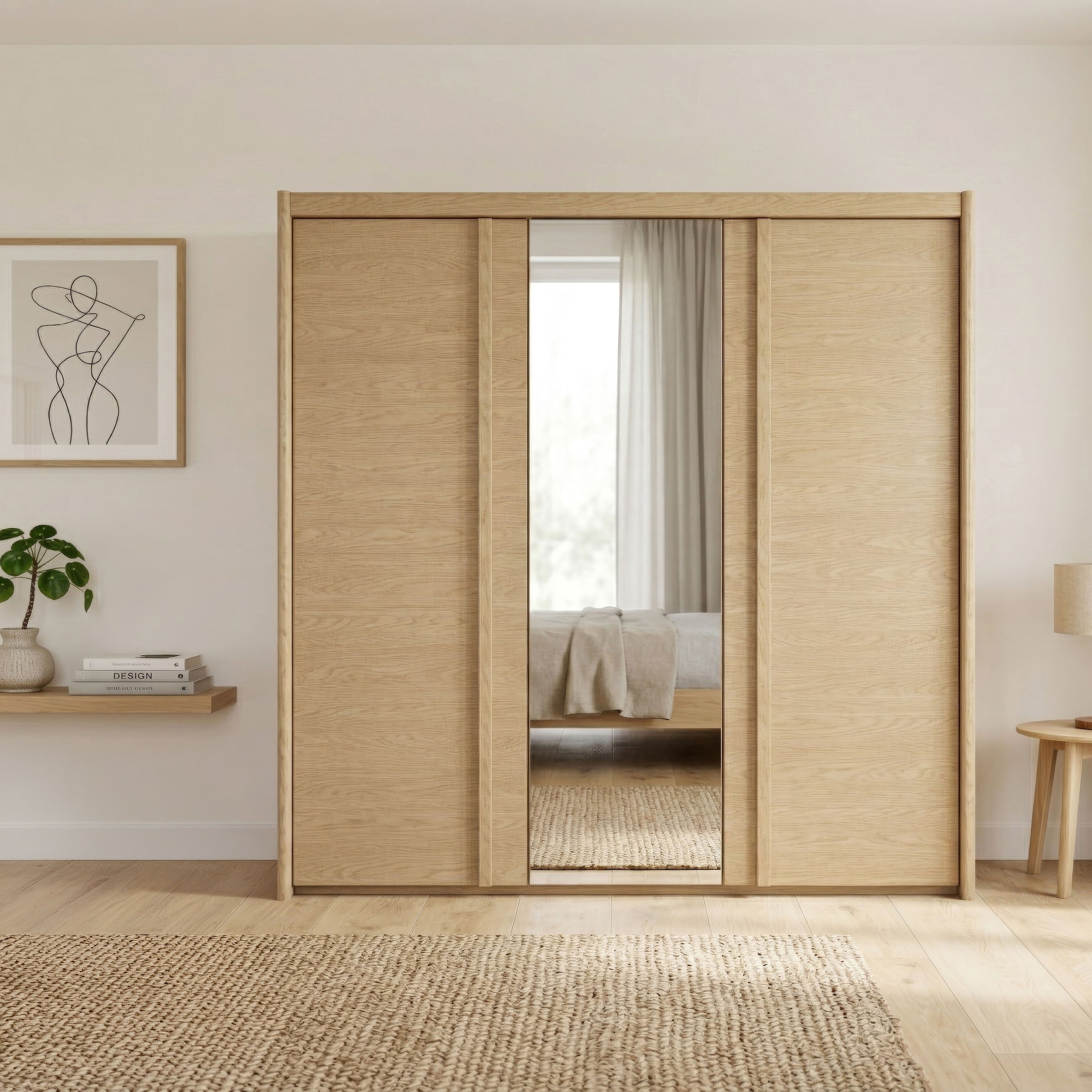 Gami Kleiderschrank »IZADI« Sehr praktisch mit Kleiderstange und Wäschefächern
