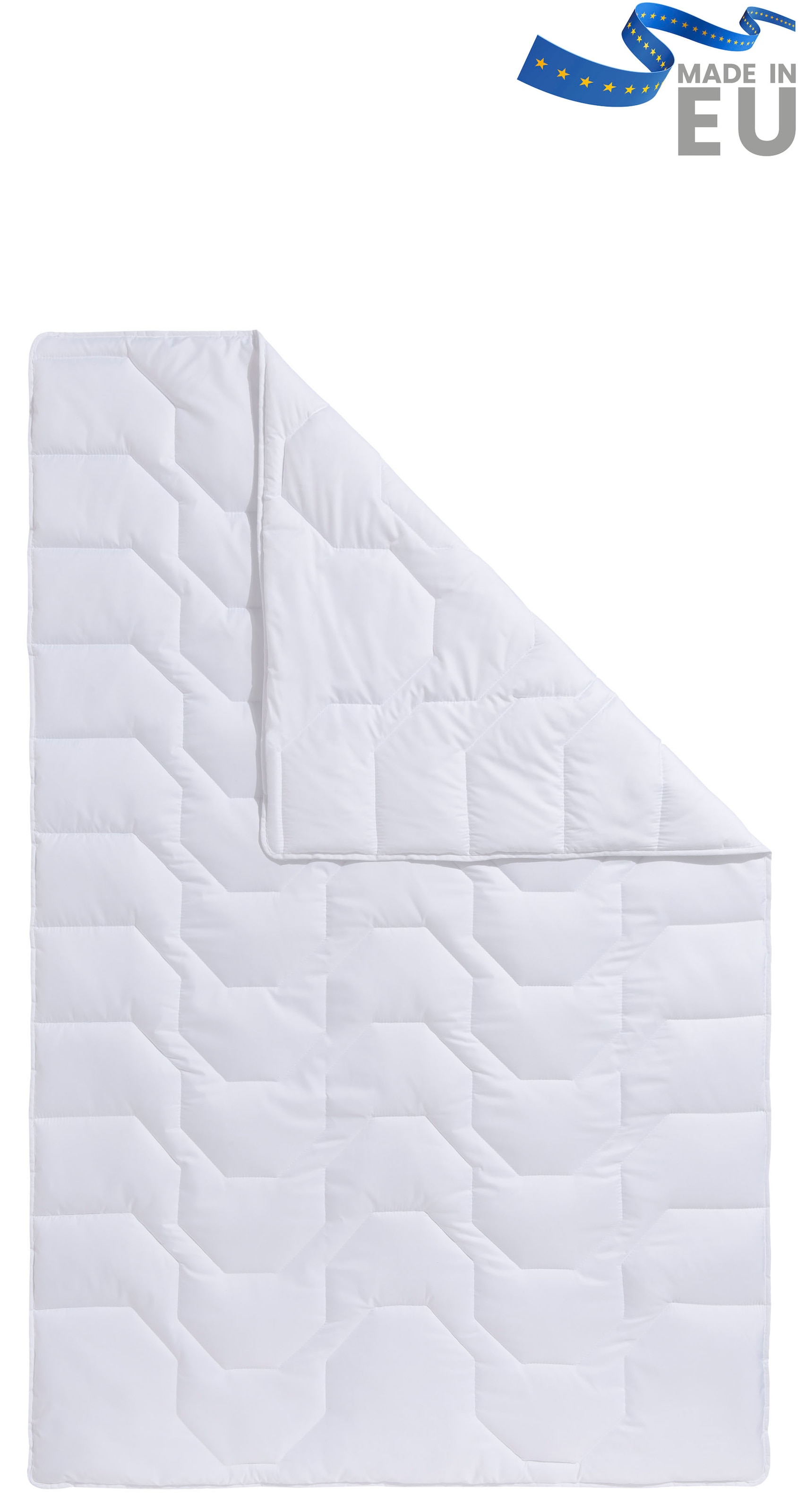 my home Couette microfibre »Corella, Bettdecke 135x200 cm, 155x220 cm, Kissen 40x80 cm« leicht Füllung 100% Polyester 2 cuis tlg. Bettdecken, Sommer, Winter, 4 Jahreszeiten, Decke mit Gratiskissen