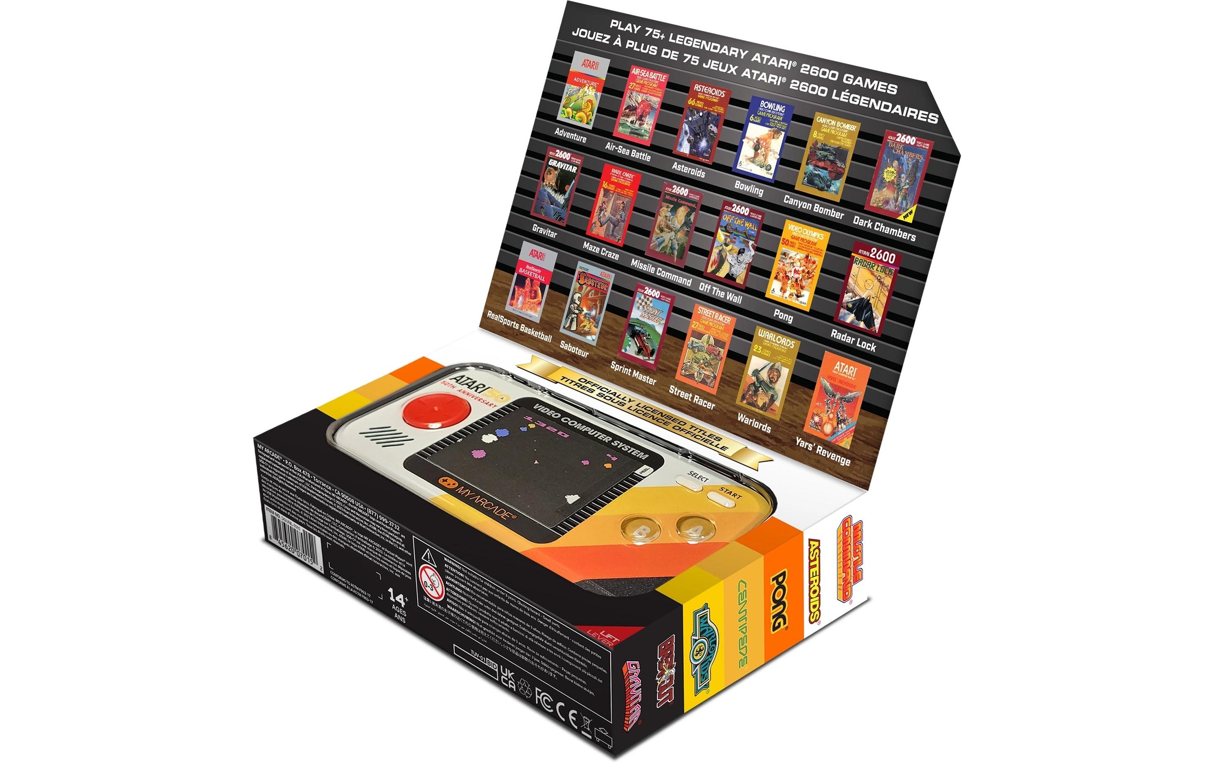 MYARCADE Spielekonsole »Pocket Player Pro Atari«