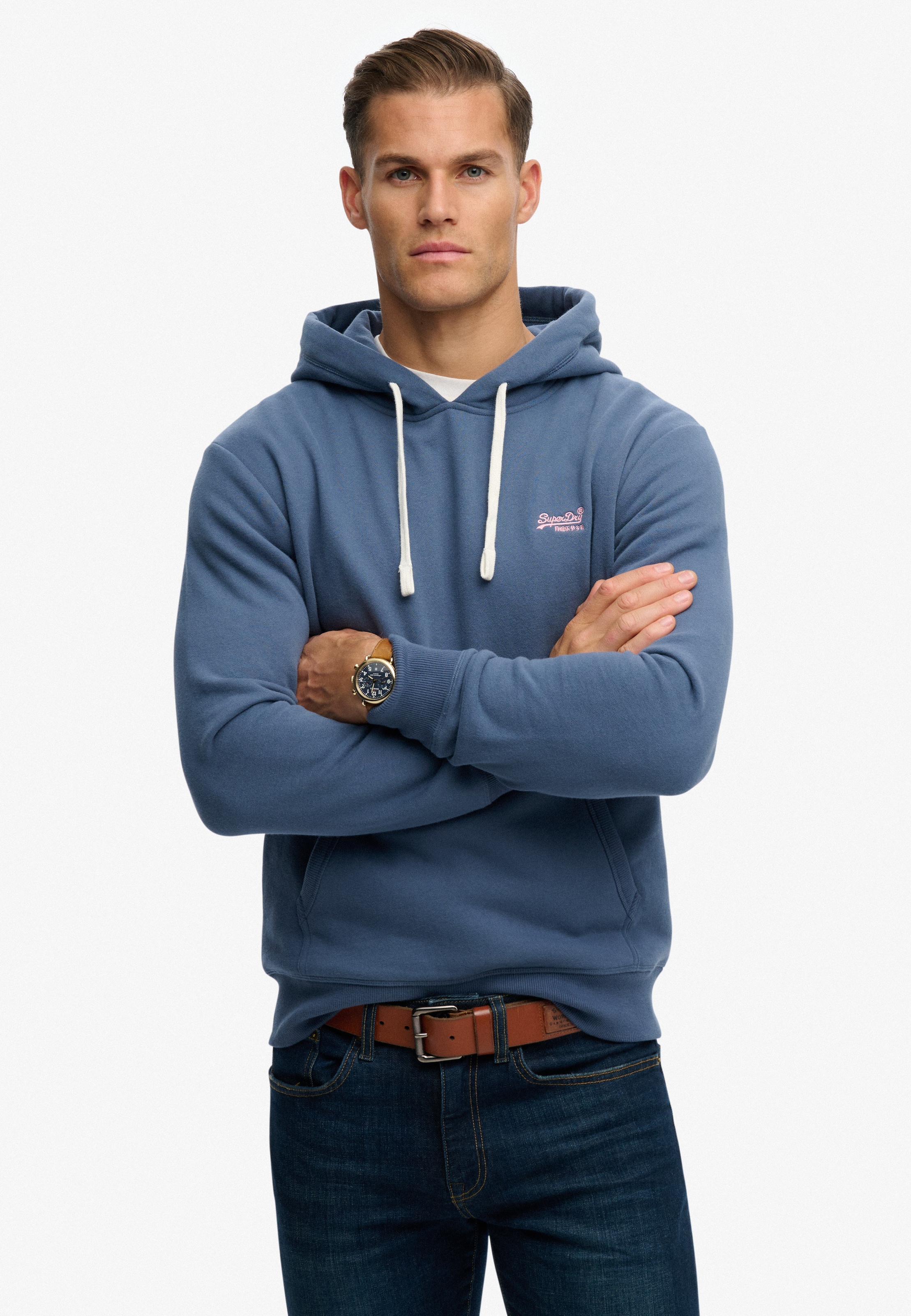 Superdry Kapuzensweatshirt »Essential Logo Classic Hood«, Baumwollmischung, loose fit
