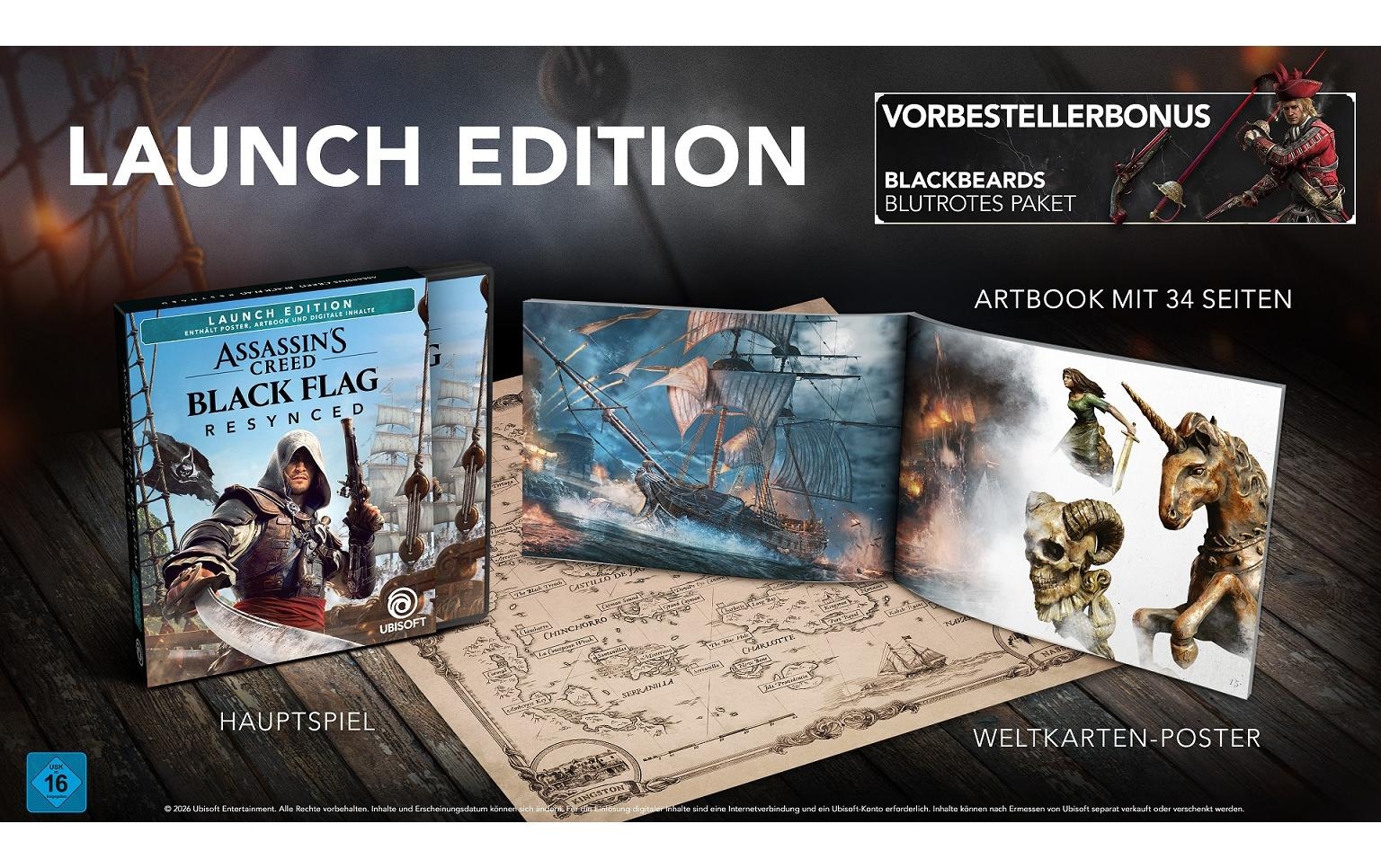UBISOFT Spielesoftware »Assassin's Creed: Black Flag Resyn. – L. Ed. (Box)« PlayStation 5