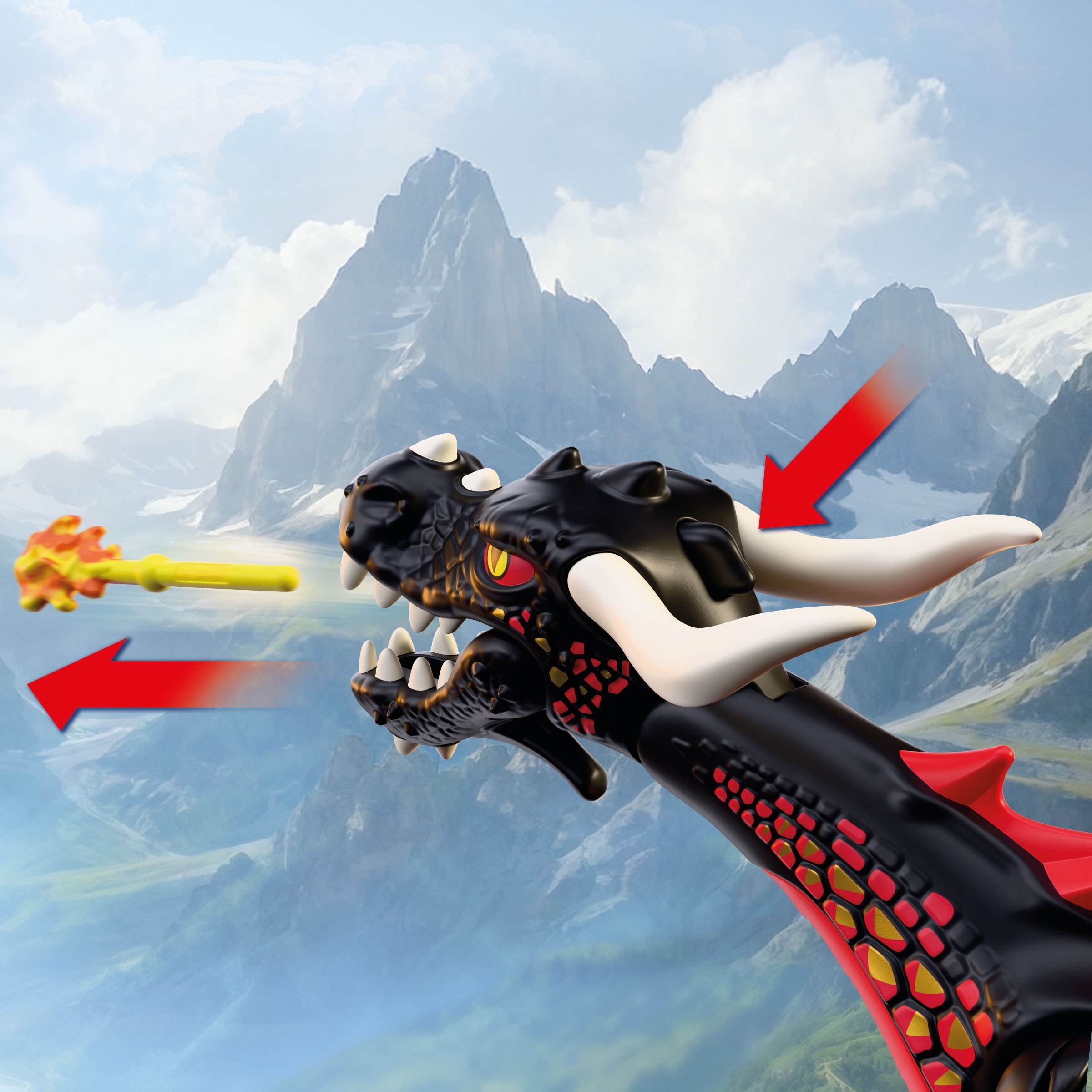 Playmobil® Jeu de construction »Schwarzer Drache (72114), Knights« Made in Europe