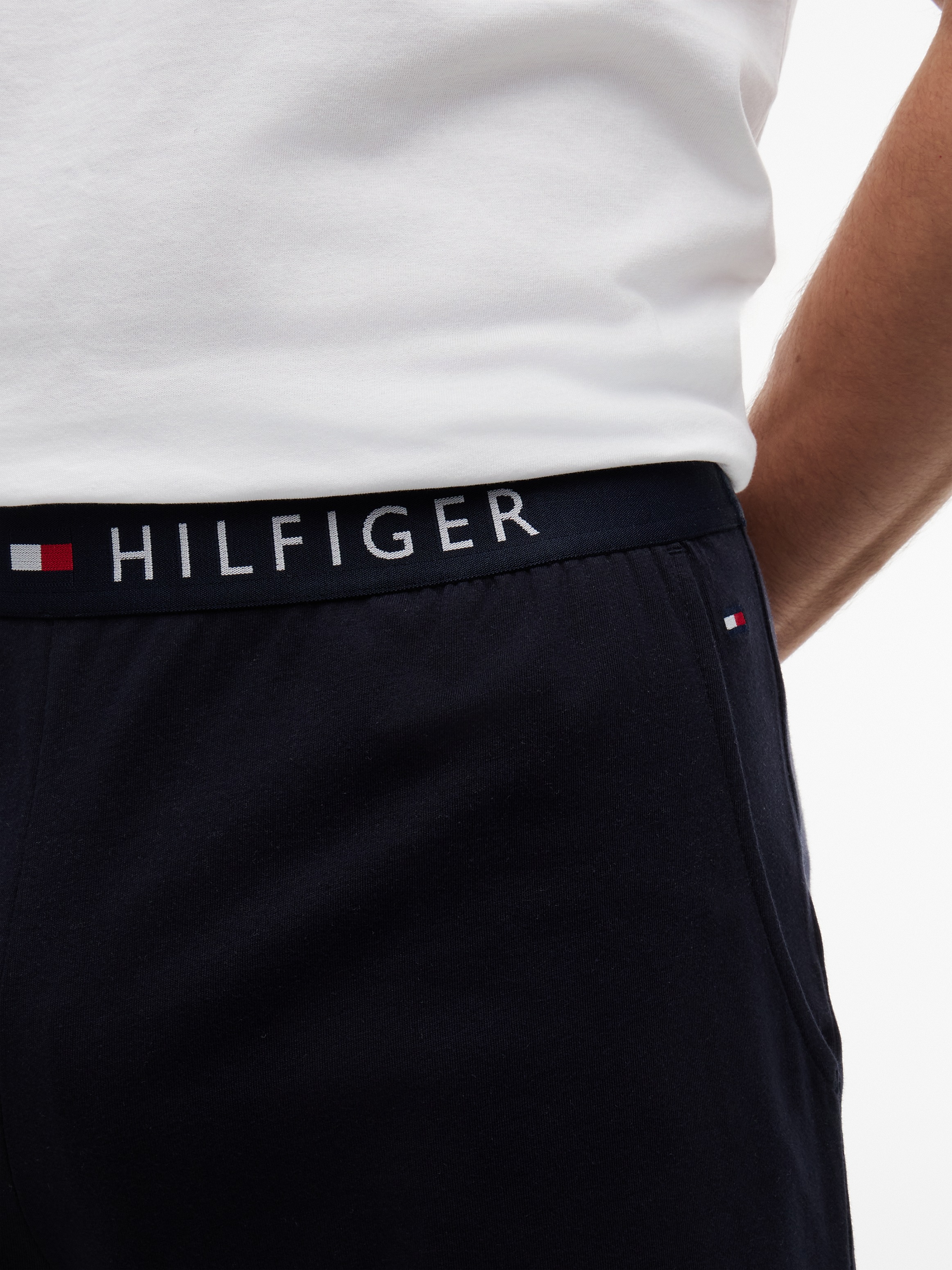 Tommy Hilfiger Underwear Short de nuit »JERSEY SHORT«  avec inscription logo Tommy Hilfiger à la taille