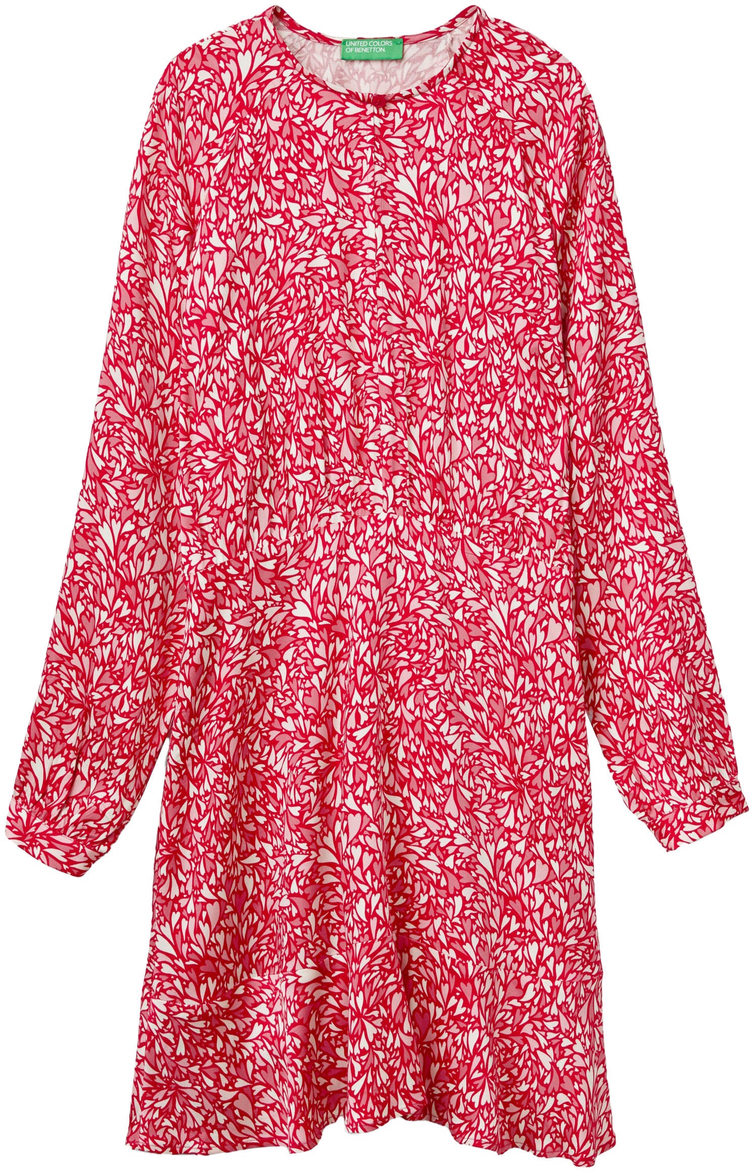 Image of United Colors of Benetton Minikleid mit Herzen-Alloverprint