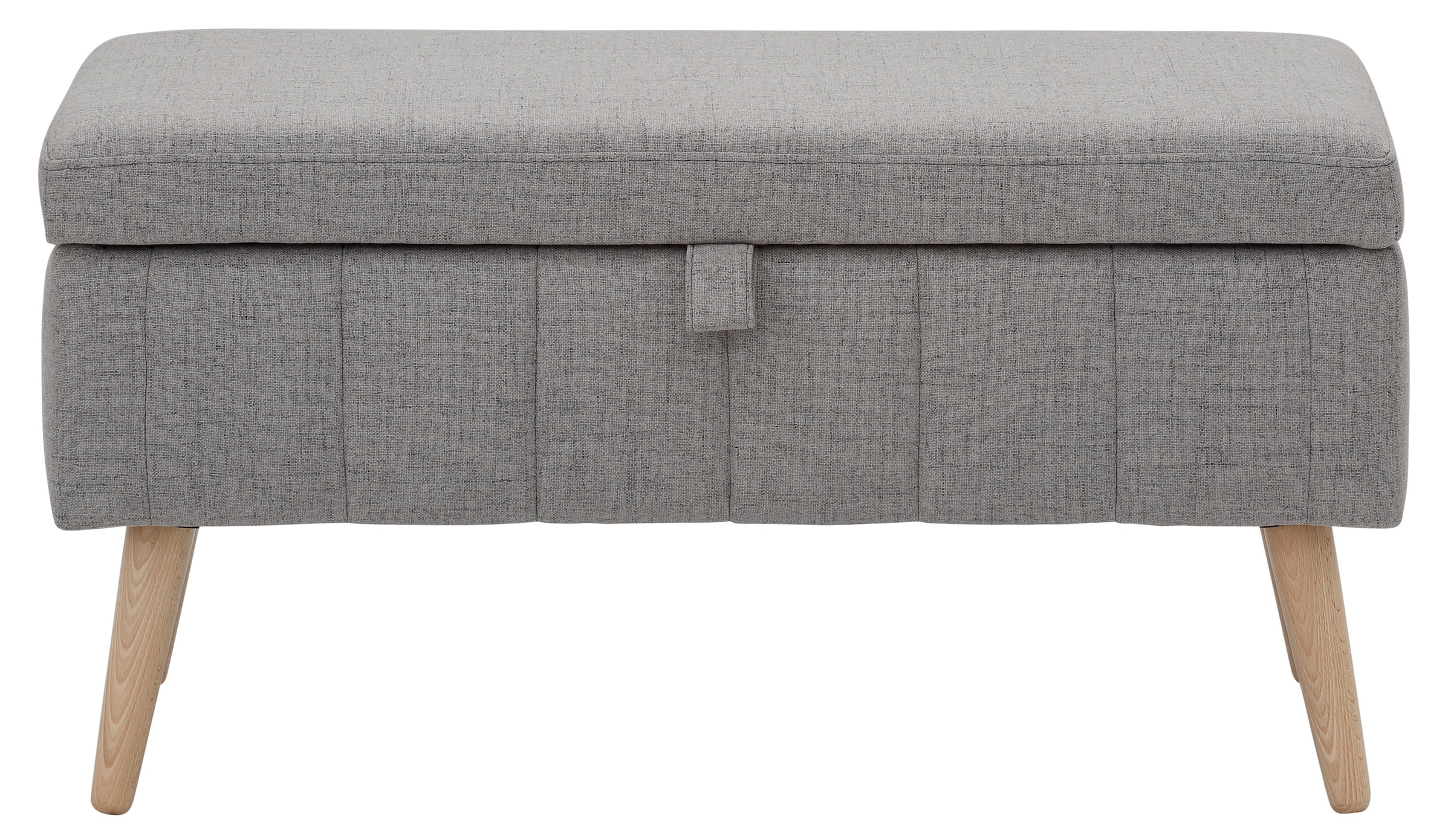 GOODproduct Banc coffre »AMIRA Sitzbank mit Stauraum, Masse B/T/H: 81/36/43 cm« mit Staufach, in 3 Bezugsqualitäten mit feiner Steppung