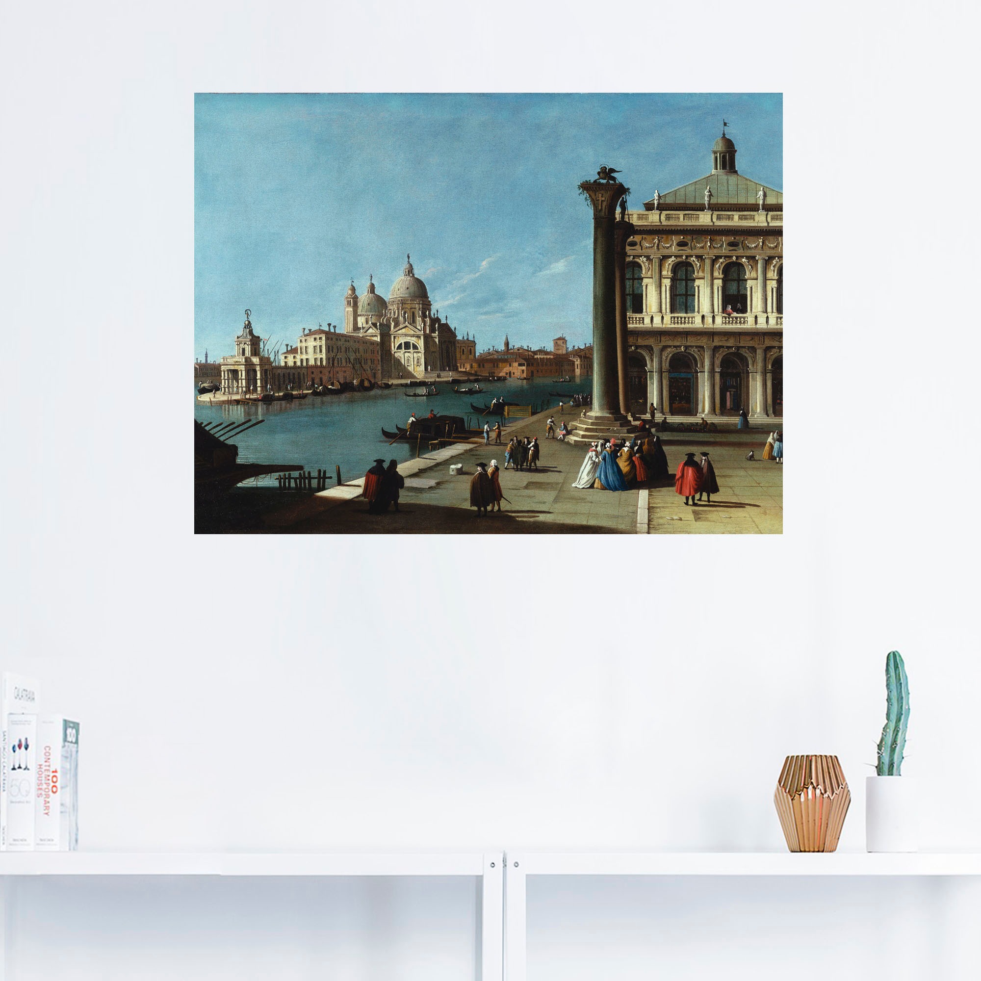 Italien, Einfahrt Grössen Grande, versch. Wandaufkleber zum Canal St.), Wandbild jetzt in kaufen als (1 »Die Artland Leinwandbild, Poster Venedig«, oder
