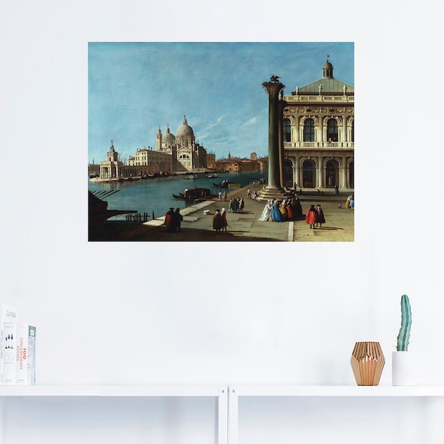 oder Artland (1 jetzt kaufen Einfahrt Grande, Wandbild »Die versch. St.), Poster Venedig«, in Grössen als Leinwandbild, Canal zum Italien, Wandaufkleber