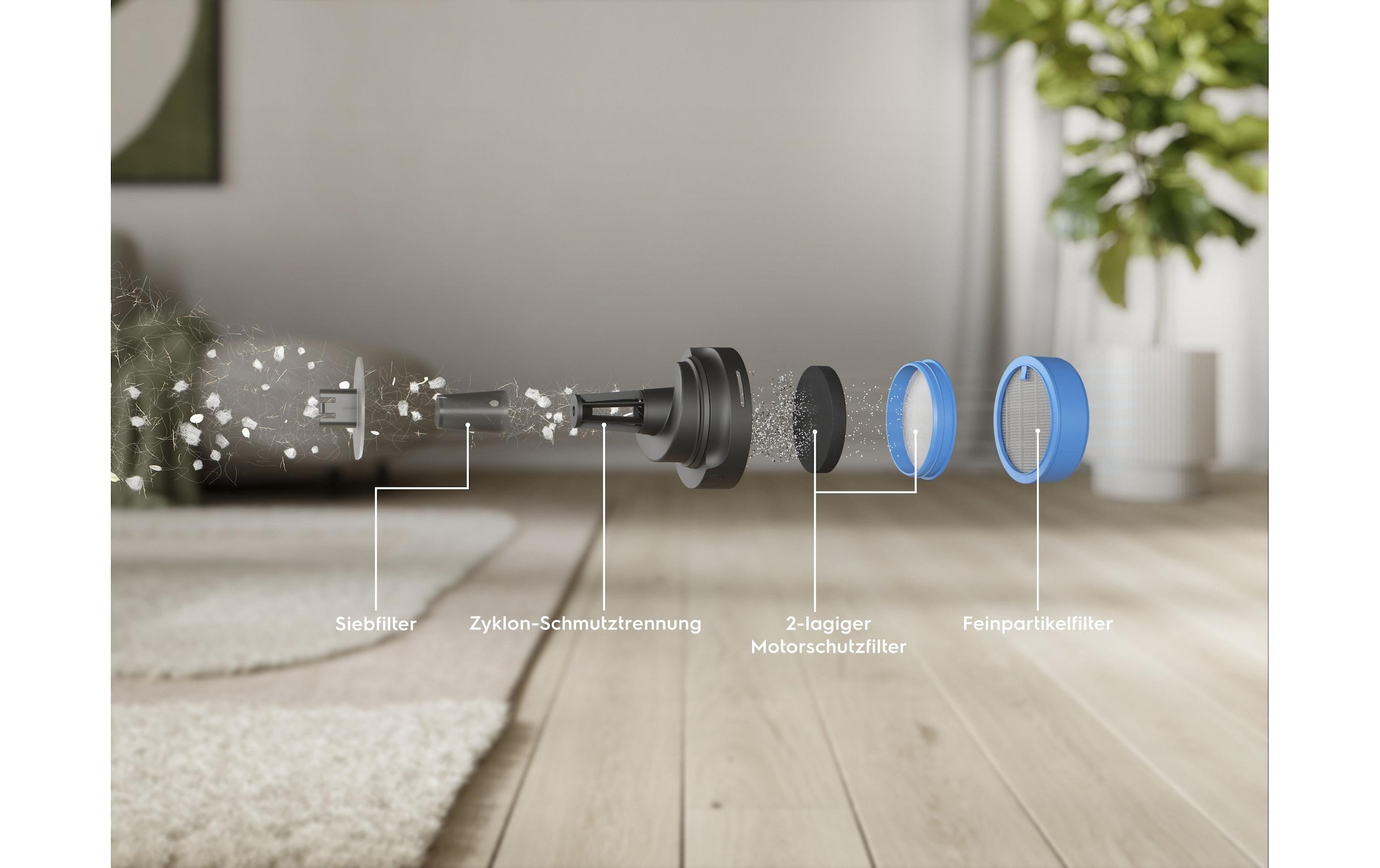 Electrolux Akku-Hand-und Stielstaubsauger »Animal 600 EP61AB21UG«