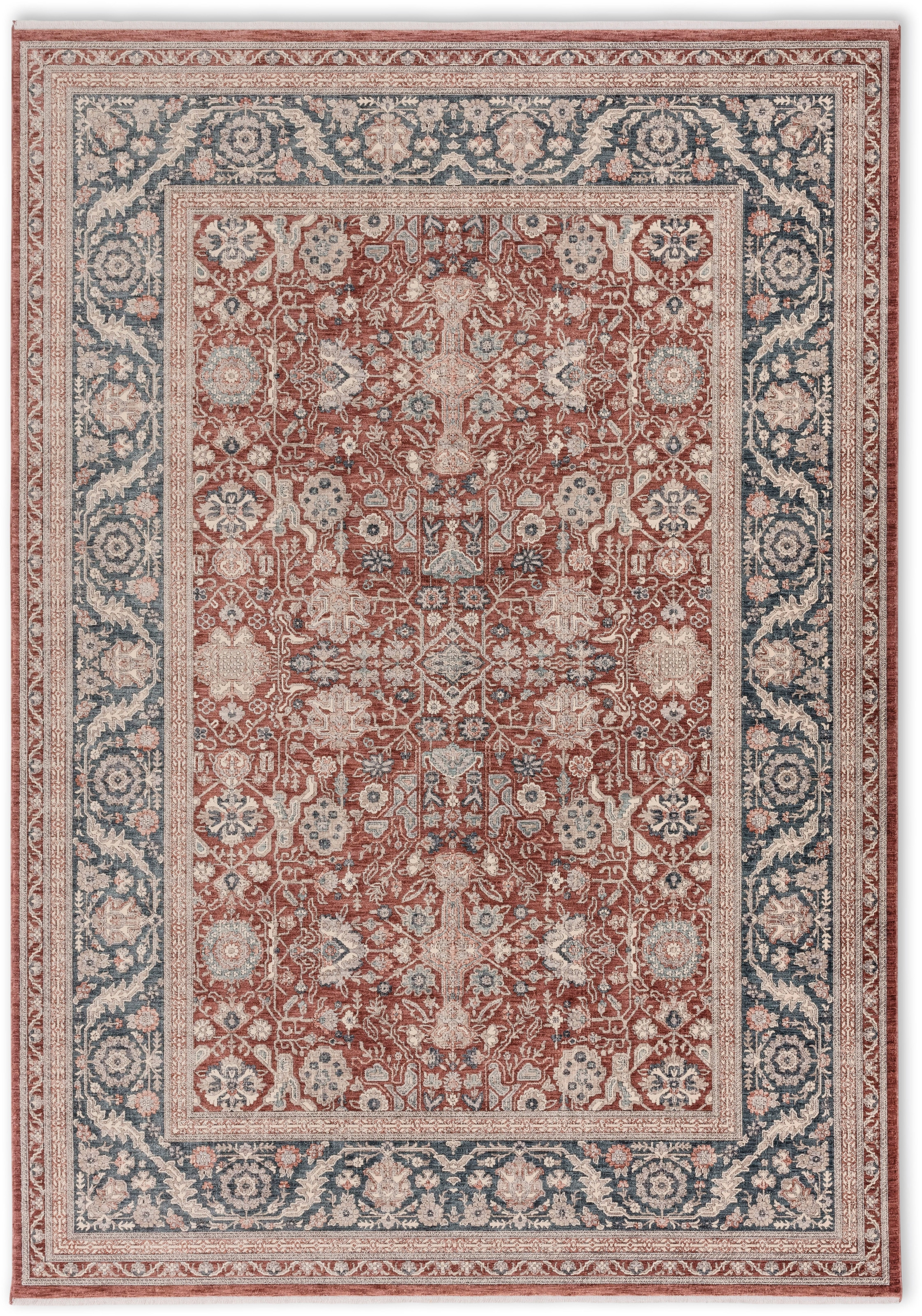Image of ASTRA Teppich "Tropea 241" rechteckig 6 mm Höhe Vintage, leichter Glanz, hochwertiger Kurzflor, Orientalisch