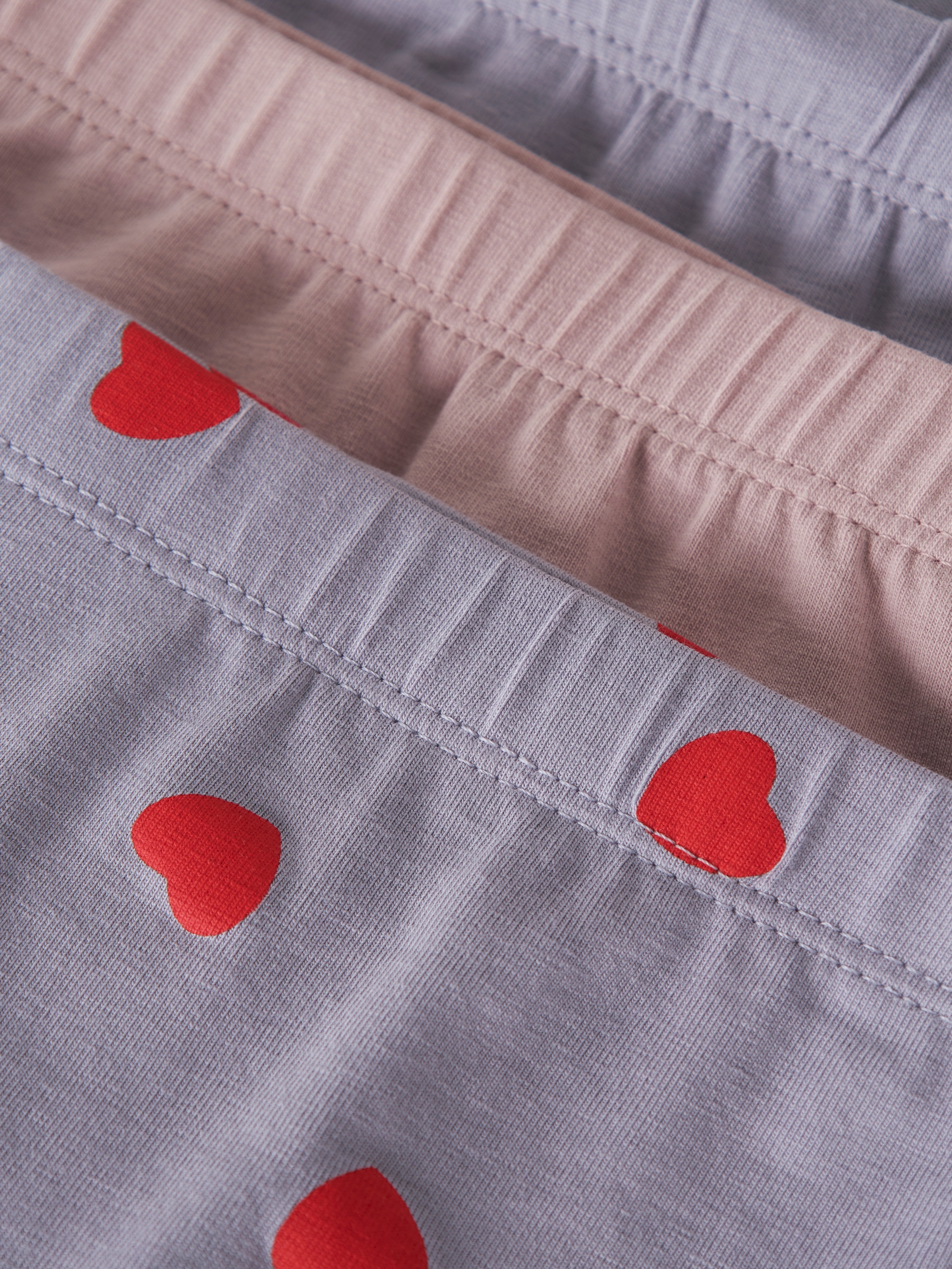 Name It Hipster »NMFTIGHTS 3P LAVENDER HEARTS NOOS« Paquet, 3 cuis