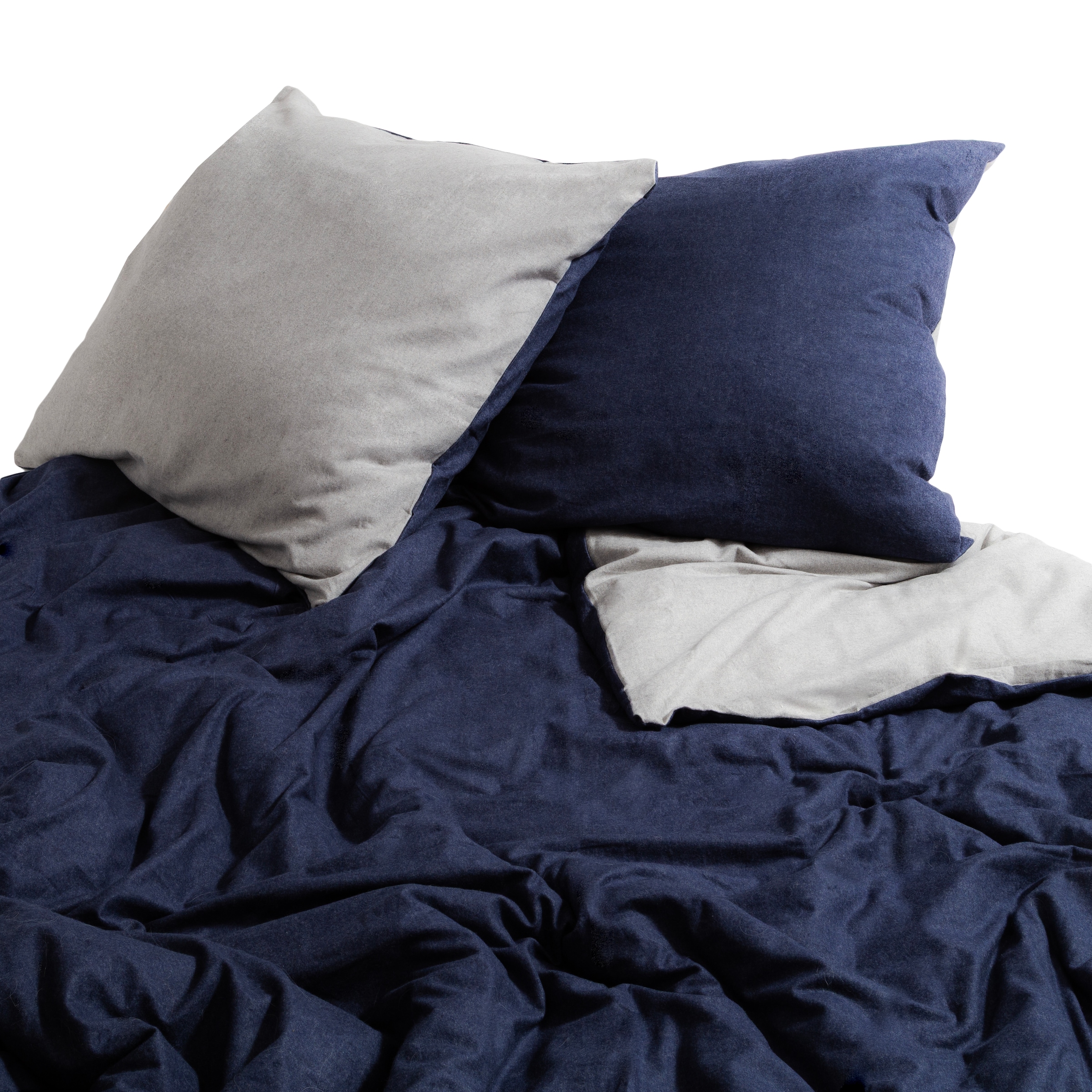 Wolkenfeld Kissenbezug »Flanell Baumwolle Kopfkissenbezug - Premium Kissenbezug« Grösse 80x80, 40x80 und 70x90 cm; versteckter Reissverschluss