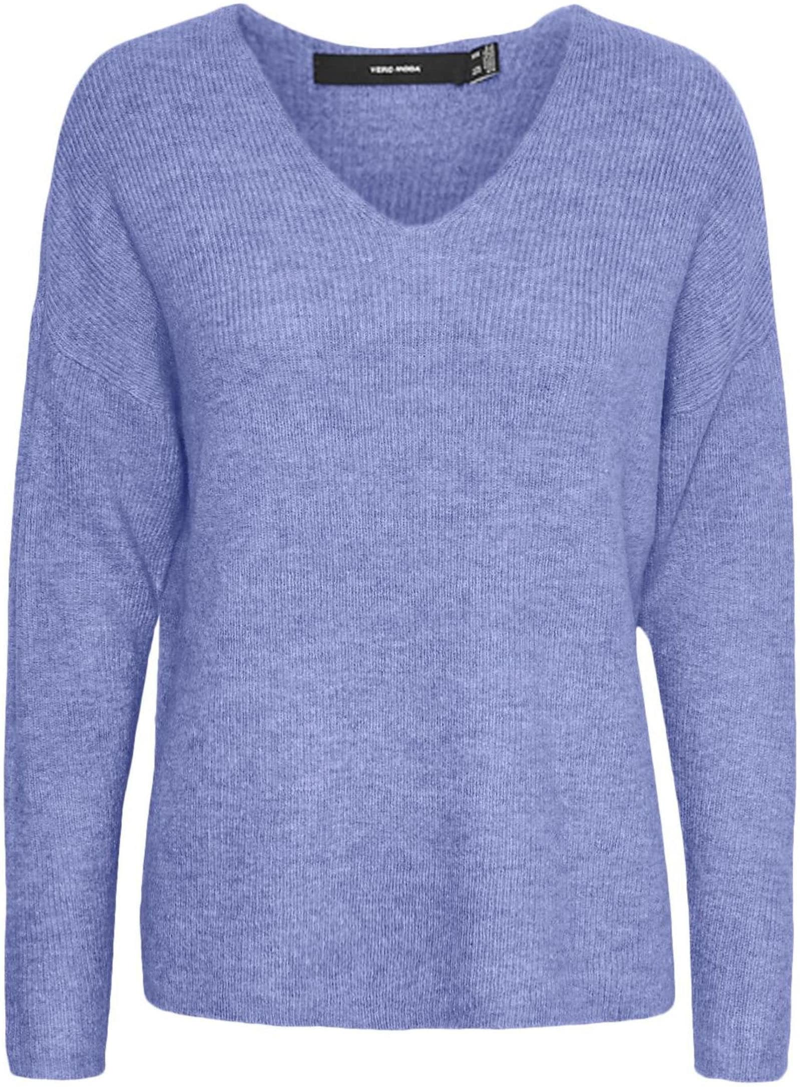 Vero Moda V-Ausschnitt-Pullover »VMCREWLEFILE LS V-NECK BLOUSE NOOS«