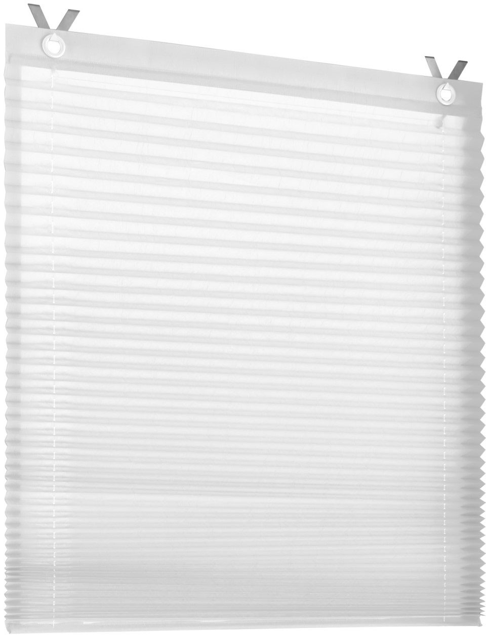 Image of Kutti Raffrollo »Olbia Plissee«, mit Hakenaufhängung, ohne Bohren, mit Ösen, incl. Fensterhaken bei Ackermann Versand Schweiz