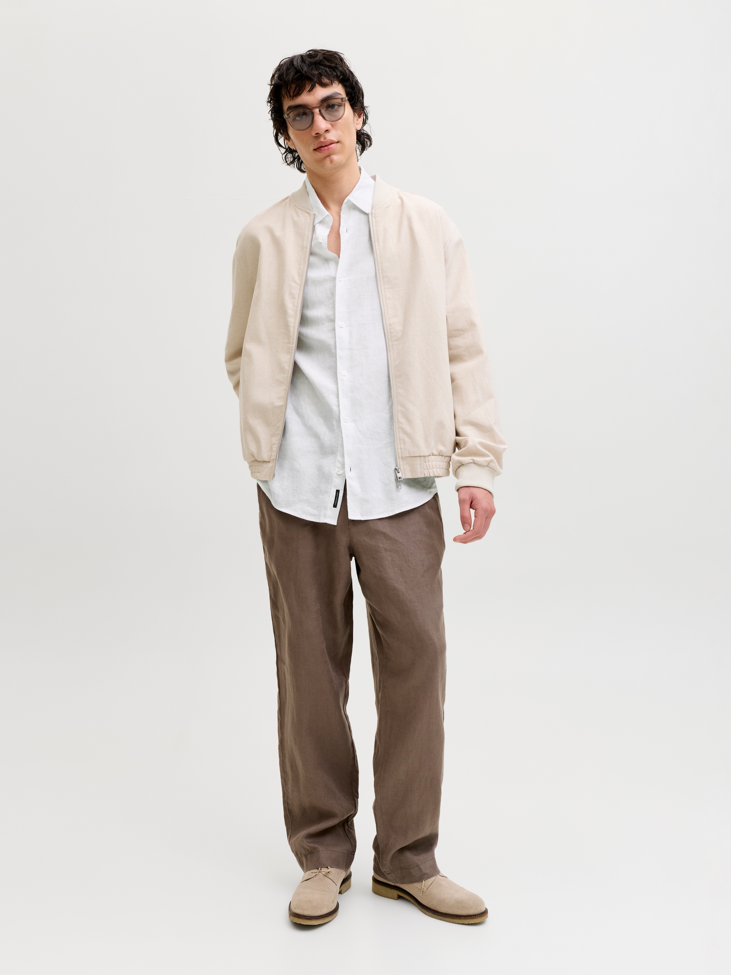 Jack & Jones Chemise à manches longues »JPRBLALAWRENCE LINEN LS SHIRT SN«