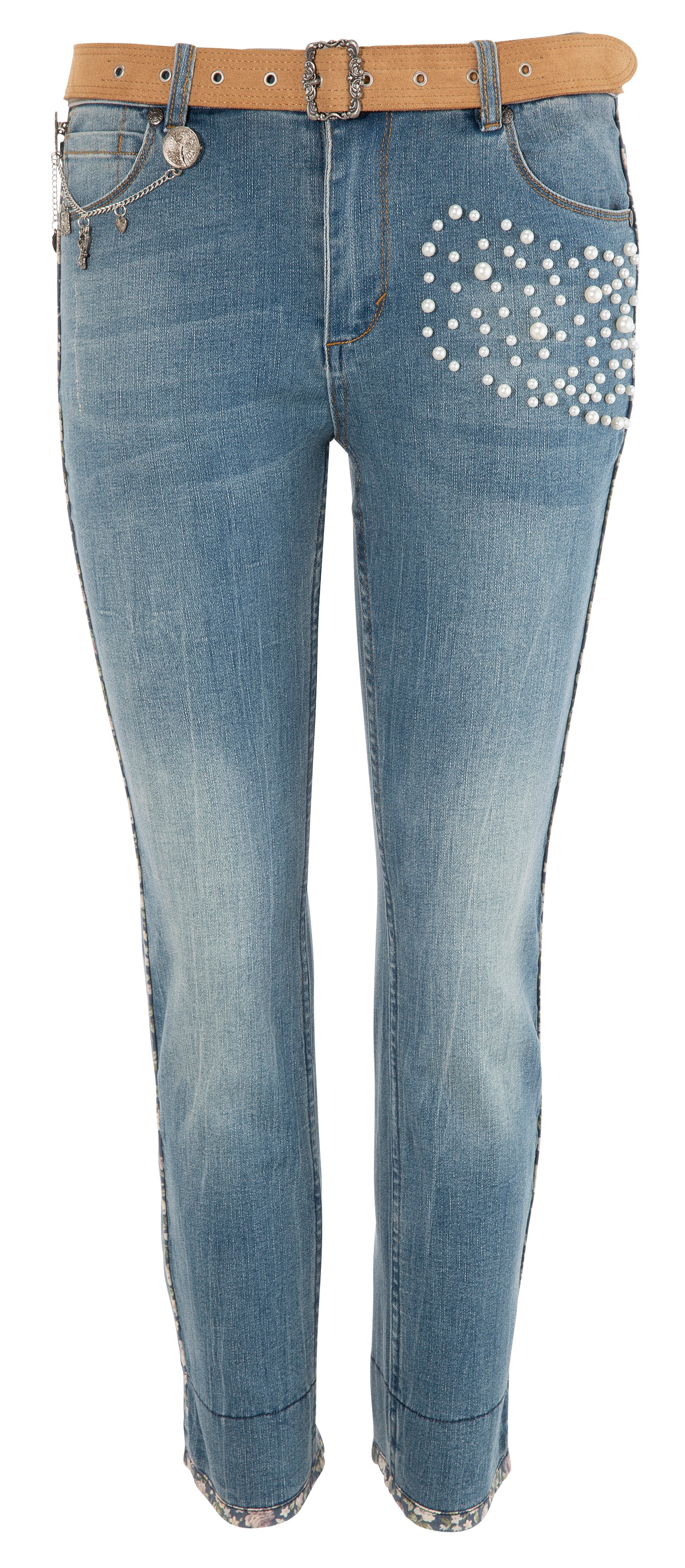 Image of MarJo Trachtenjeans, (2 tlg., mit Gürtel), Damen, mit modischem Innenfutter bei Ackermann Versand Schweiz