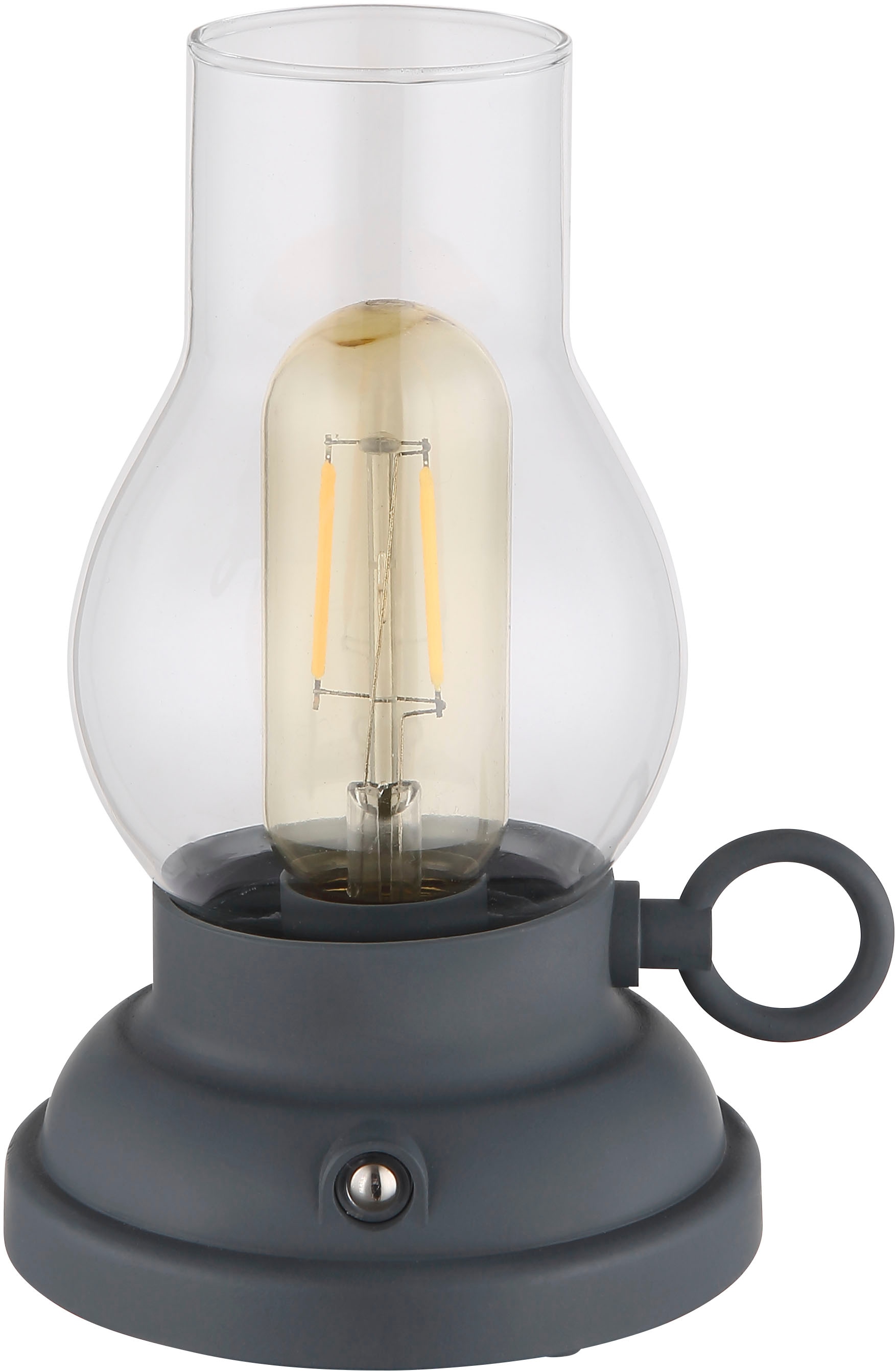 GLOBO LIGHTING Lampe de table LED »PETRO« Module LED 1 cuis blanc chaud Lampe de table à batterie, lampe mobile, design lampe à pétrole