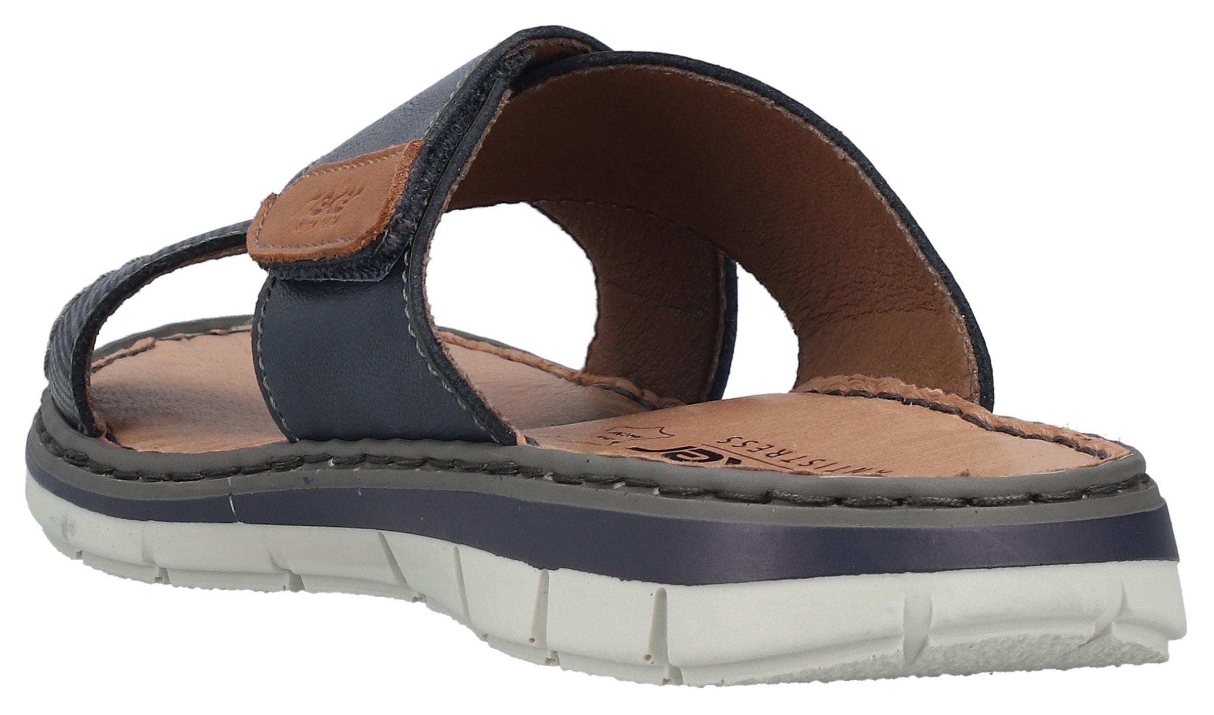 Rieker Pantolette  Sommerschuh, Strandschuh, Urlaubsschuh mit weicher Innensohle
