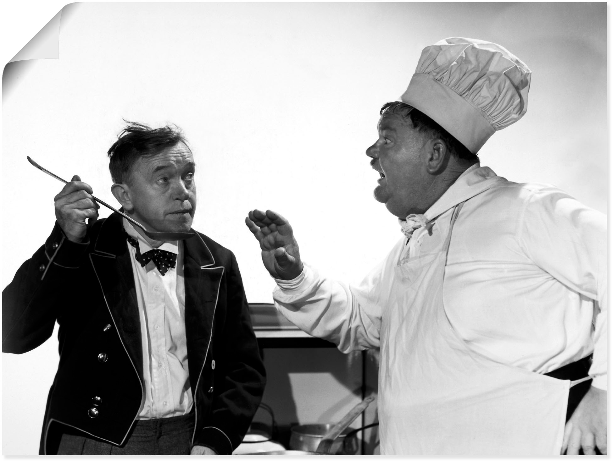 Image of Artland Wandbild »Die Leibköche seiner Majestät, 1944«, Stars, (1 St.), in vielen Grössen & Produktarten - Alubild / Outdoorbild für den Aussenbereich, Leinwandbild, Poster, Wandaufkleber / Wandtattoo auch für Badezimmer geeignet bei Ackermann Versand Sch