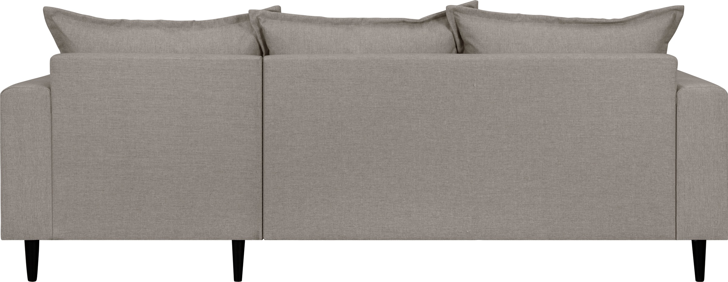 Home affaire Ecksofa »VEYRAS L-Form, hoher Sitzkomfort, Masse B/T/H: 230/150/76 cm«, mit Wellenunterfederung, incl. Rückenkissen und Zierkissen
