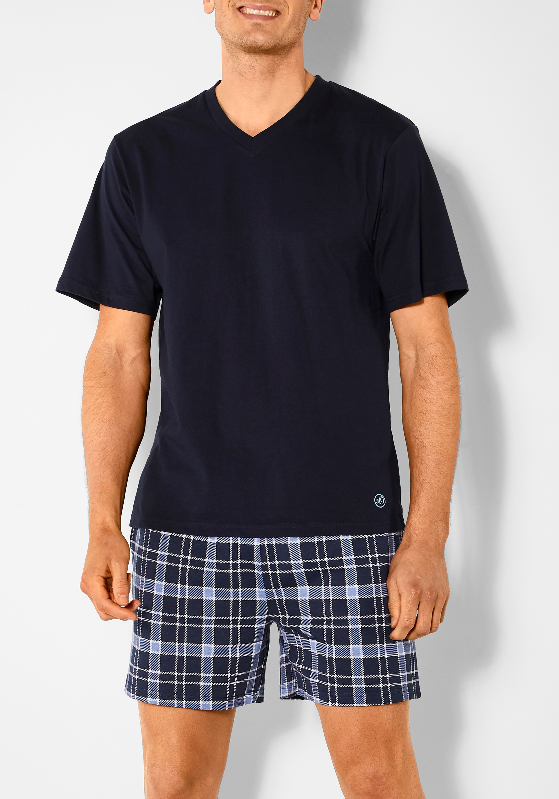Image of s.Oliver Pyjama 1 Stück, 2 tlg. mit seitlichen Eingrifftaschen