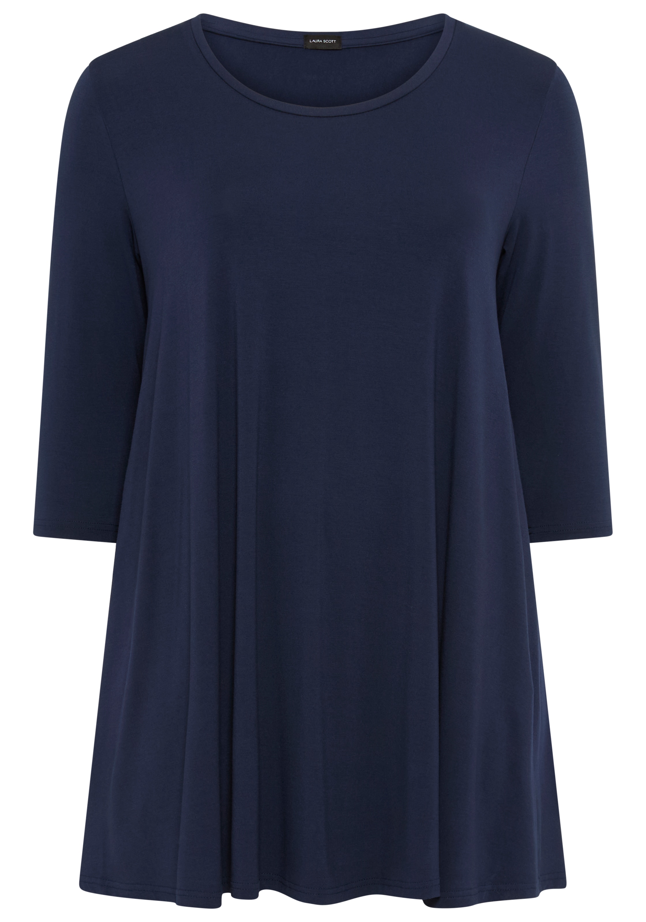Laura Scott CURVE 3/4-Arm-Shirt, mit 3/4-Ärmeln – GROSSE GRÖSSEN
