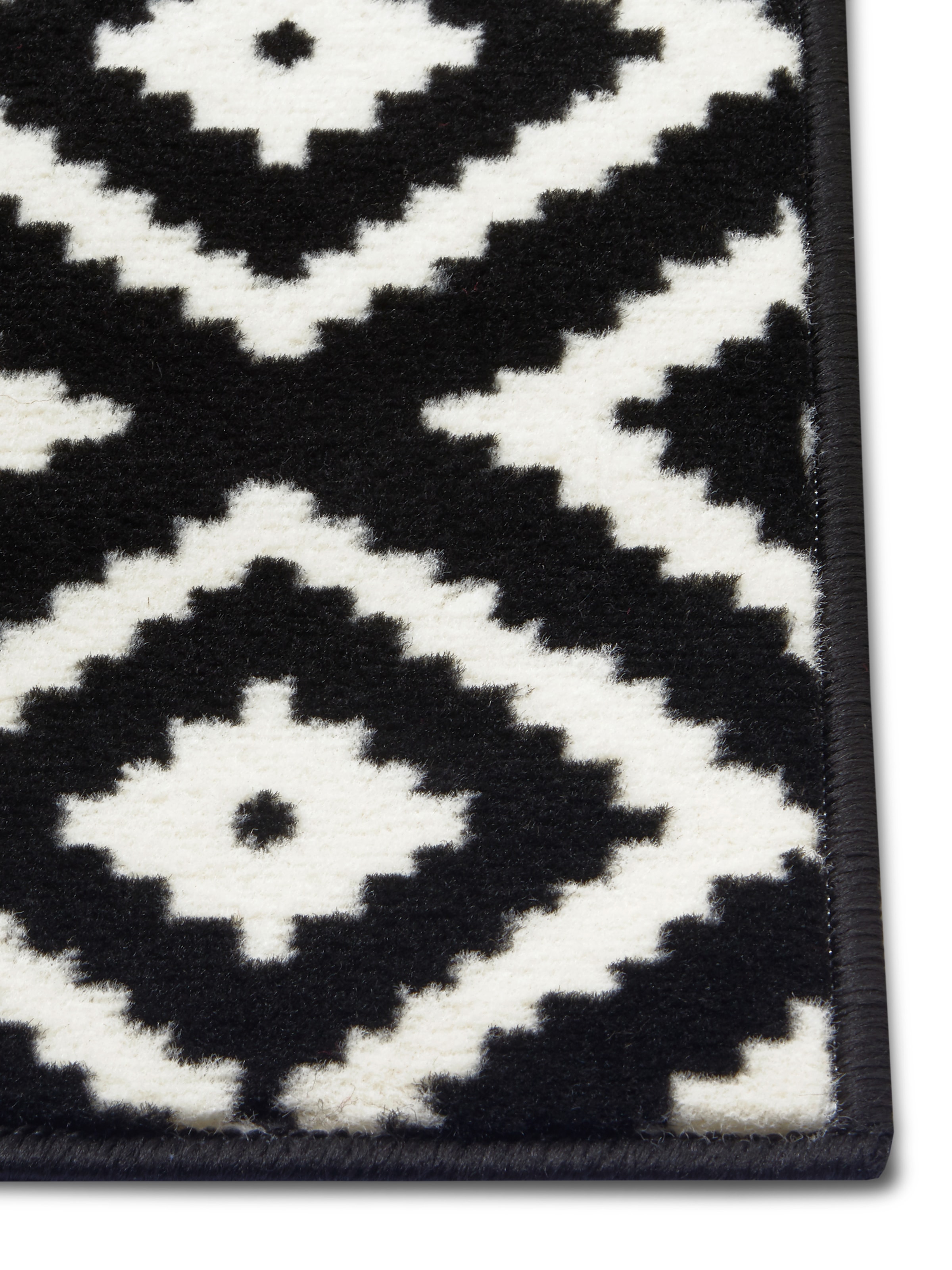 HANSE Home Teppich »Raute«, rechteckig, 9 mm Höhe, Läufer, Kurzflor, Skandi, Raute, Wohnzimmer, Schlafzimmer, Flur