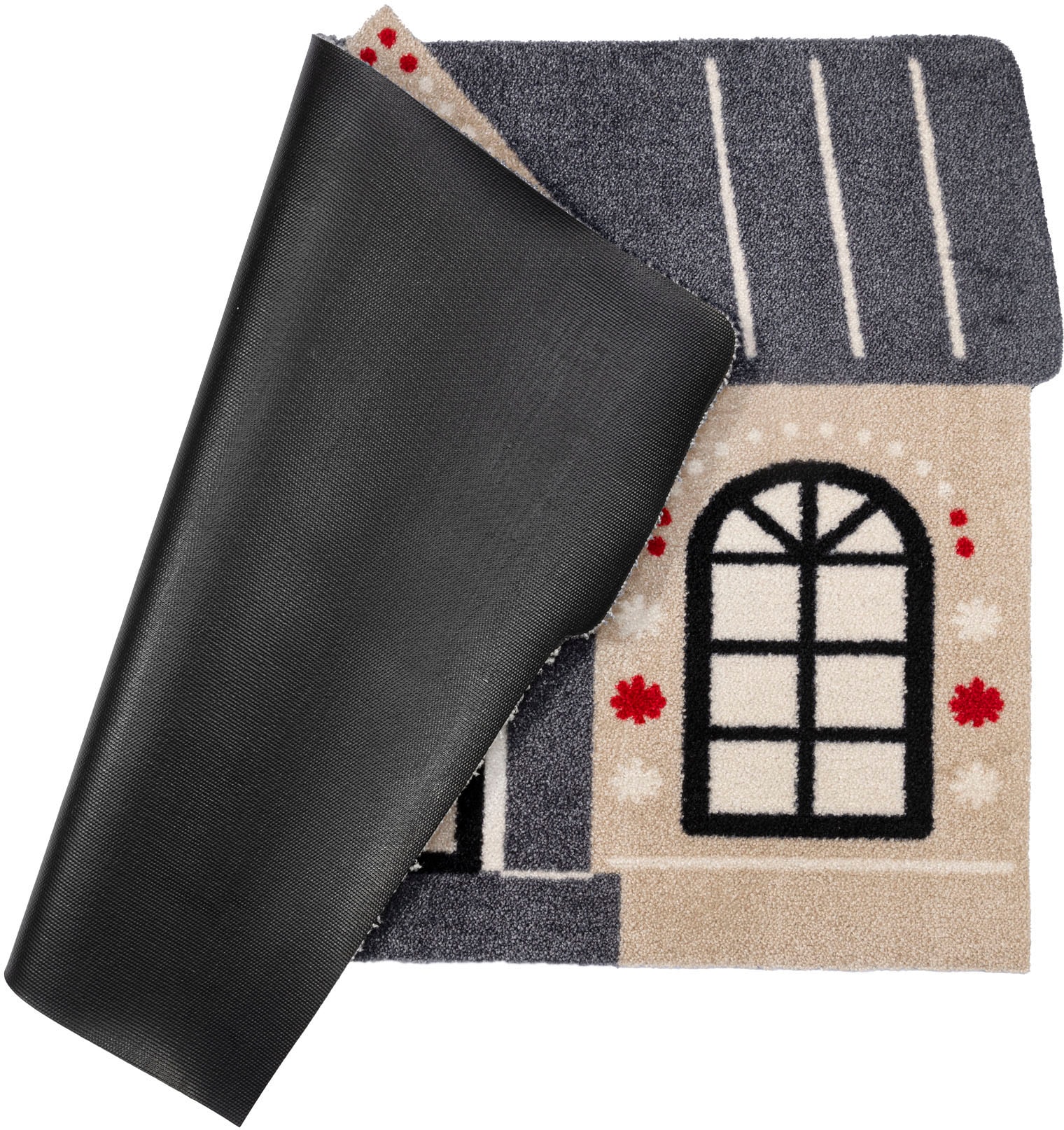 wash+dry by Kleen-Tex Fussmatte »Cozy Cabin«, rechteckig, 9 mm Höhe