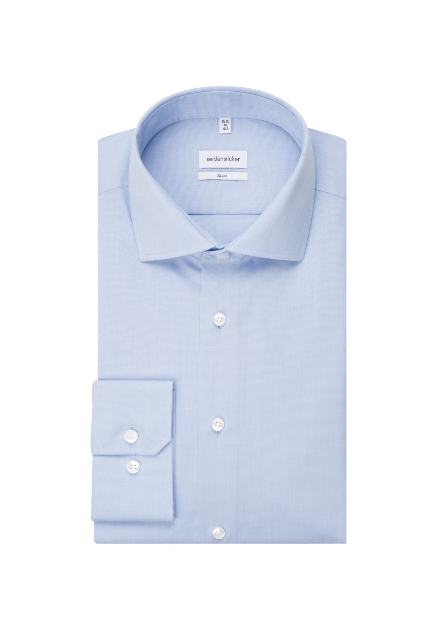 seidensticker Chemise d'affaires »Schwarze Rose« col Kent 1/1 slim uni